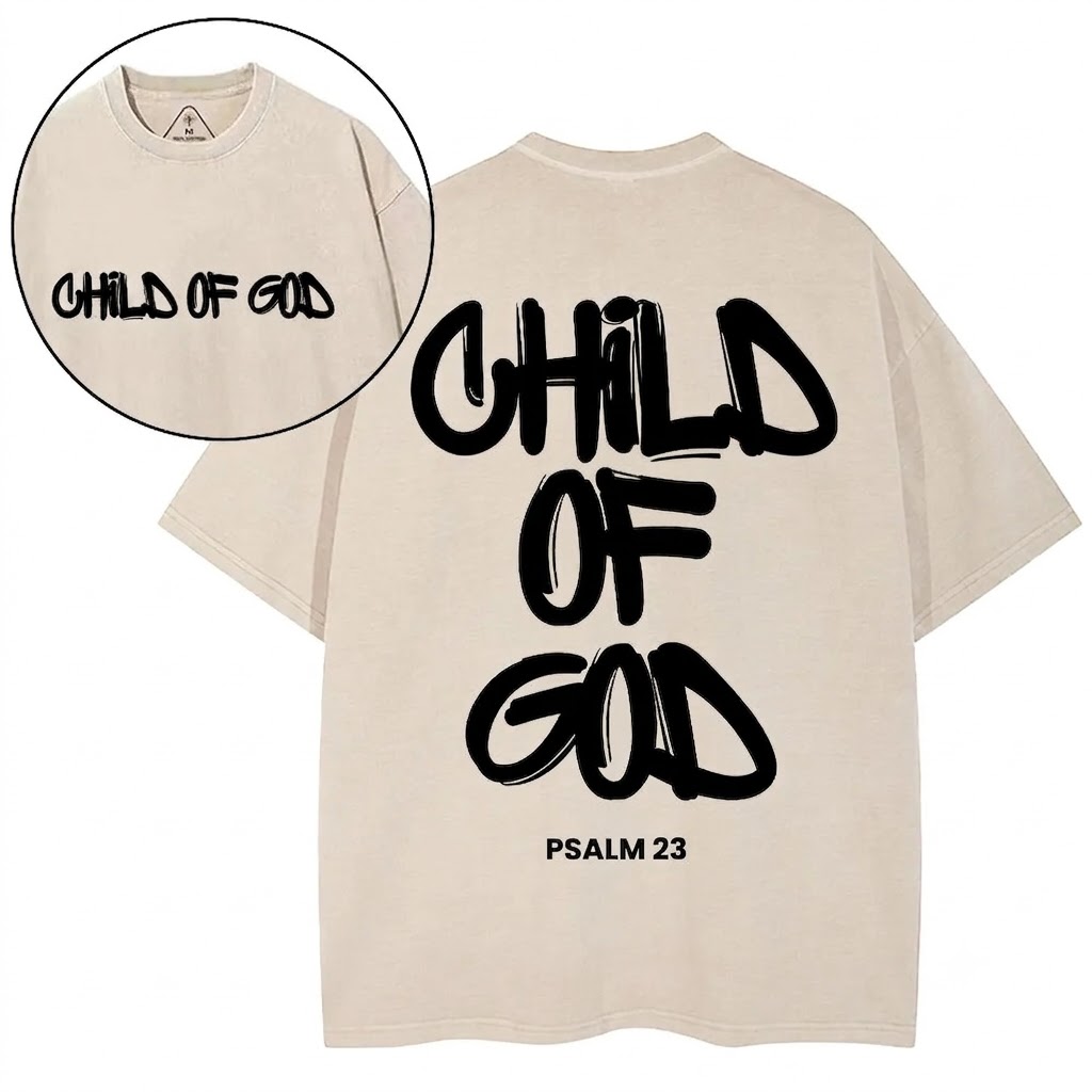 Child Of God Christian Washed T-Shirt
