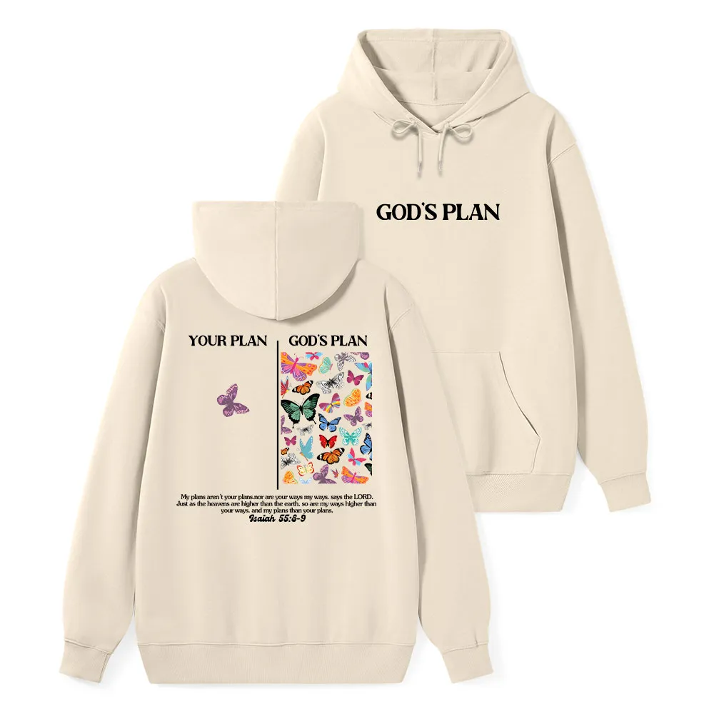Your Plan And God's Plan Classic Christian Hoodie