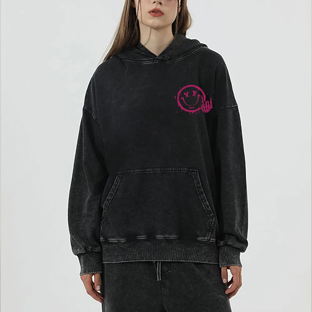 Sometimes I Just Have To Let God Fix It Christian Washed Hoodie