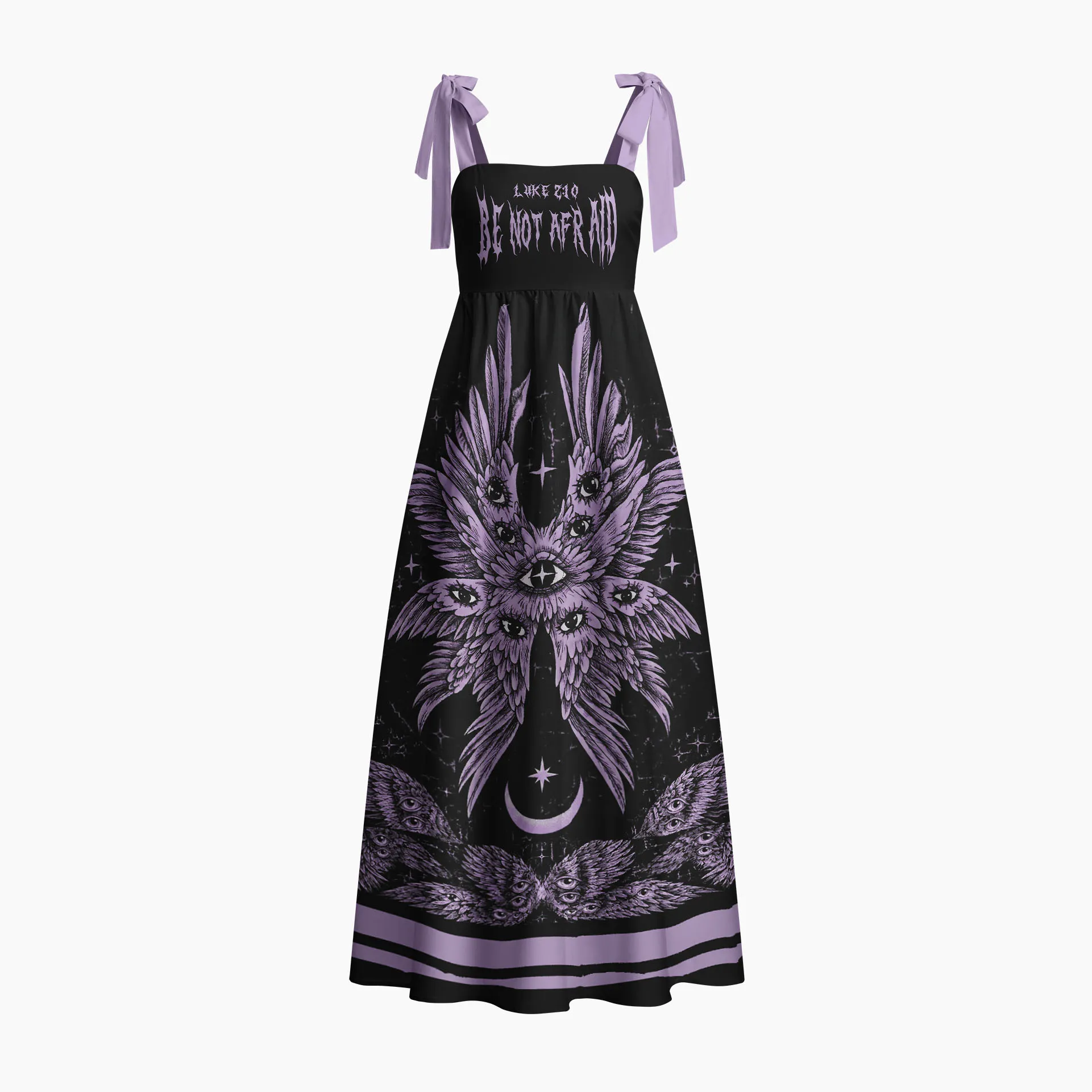 Be Not Afraid Chrisitan Tie Shoulder Maxi Dress
