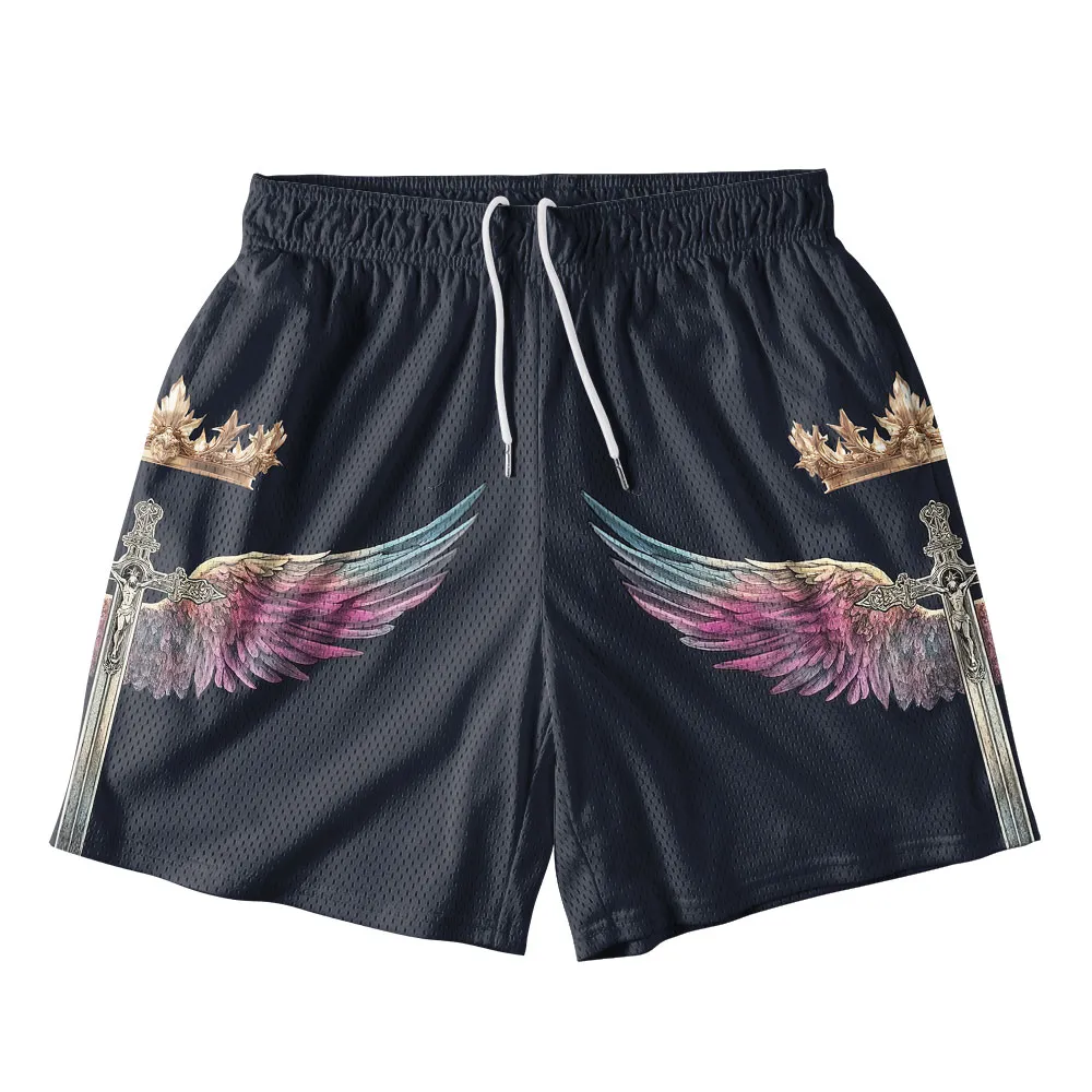 Christ Is King Christian Mesh Shorts God Is Greater Than The Highs And Lows Christian Mesh Shorts Christ Is King Christian Mesh Shorts