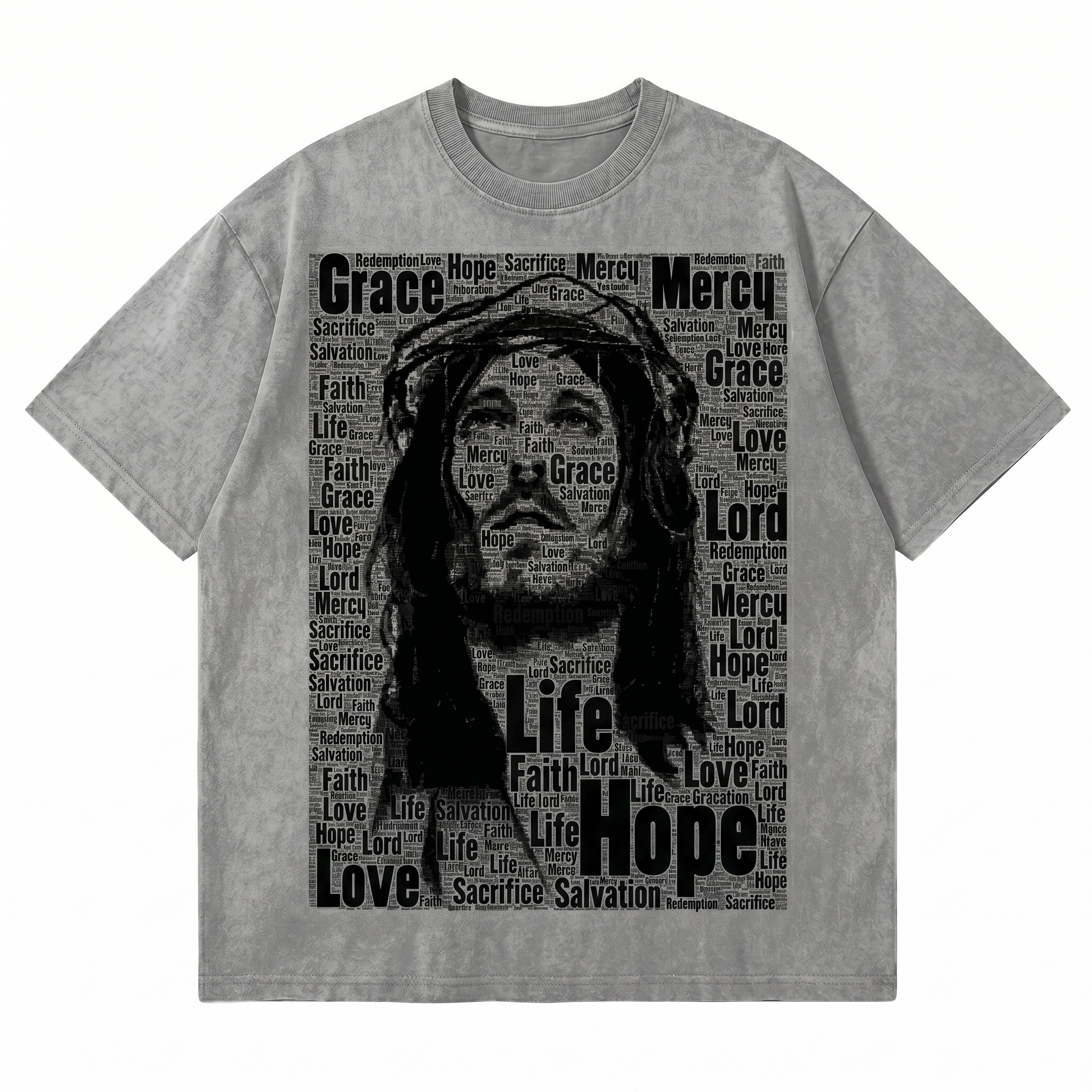Grace in Shadow Washed Faith T-Shirt