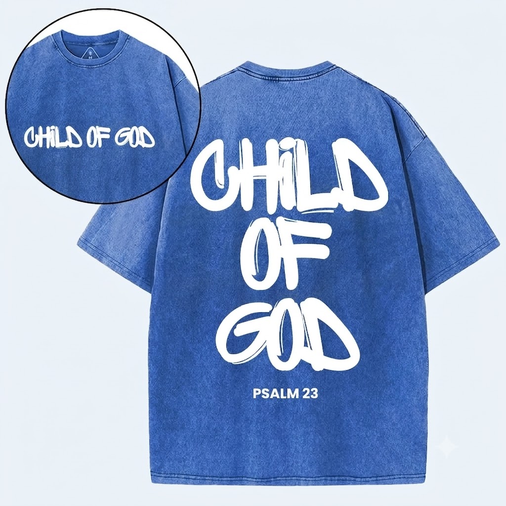 Child Of God Christian Washed T-Shirt