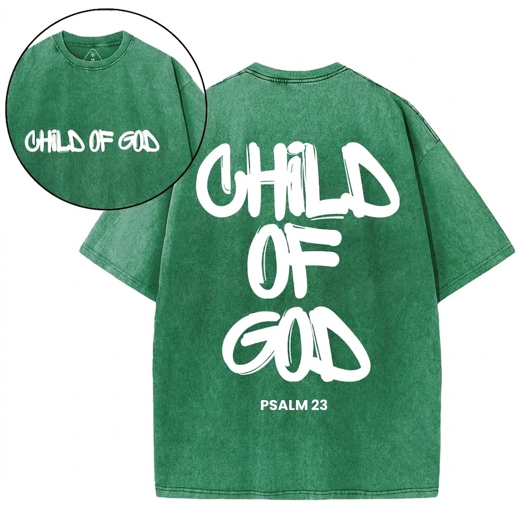 Child Of God Christian Washed T-Shirt