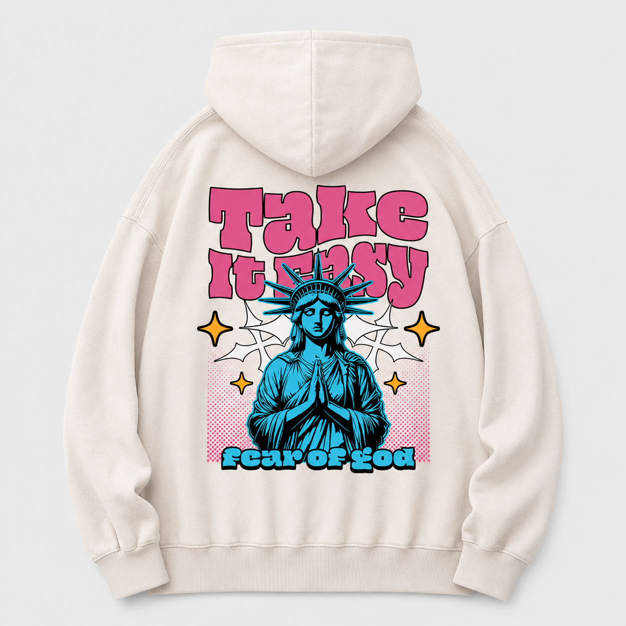 Take It Easy Christian Washed Hoodie