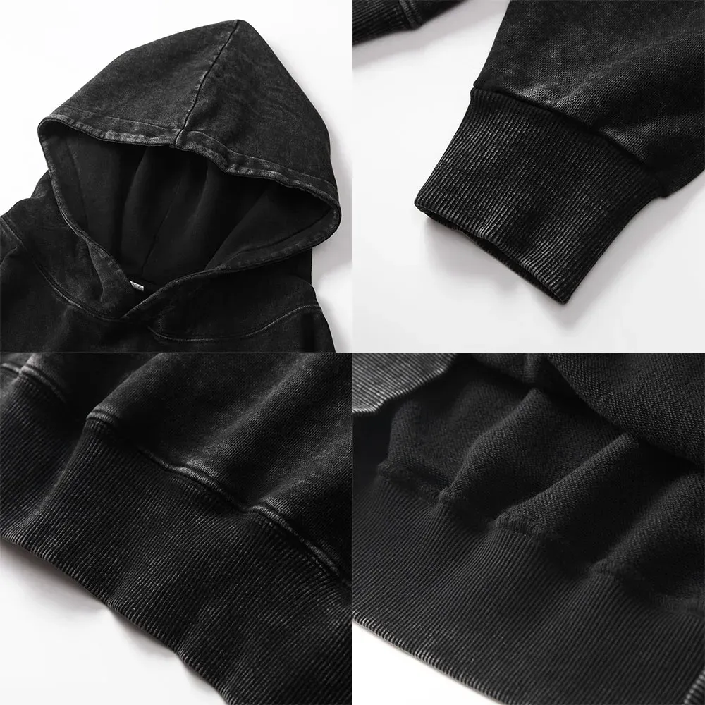 Sometimes I Just Have To Let God Fix It Christian Washed Hoodie