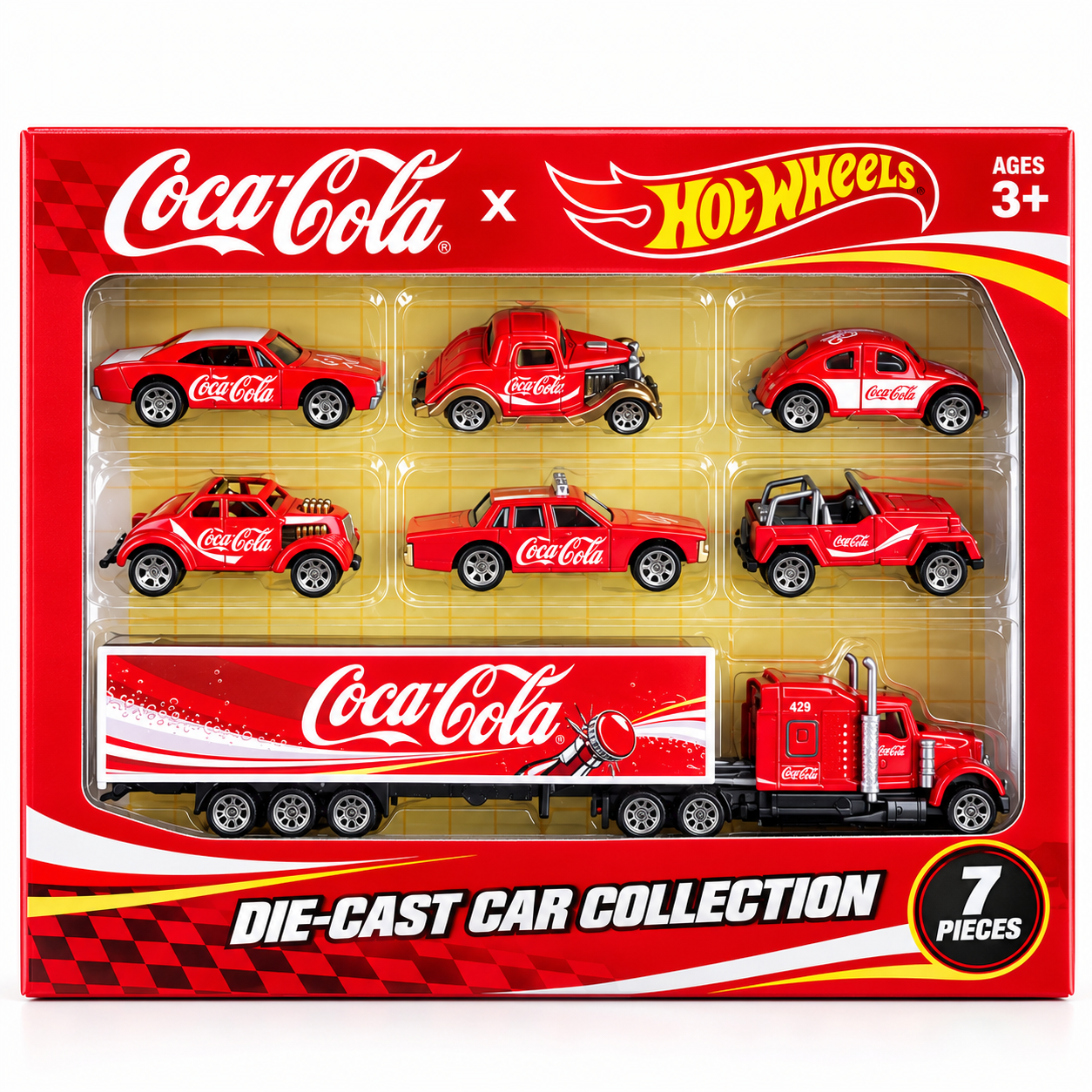 7-Piece Die-Cast Car Collection
