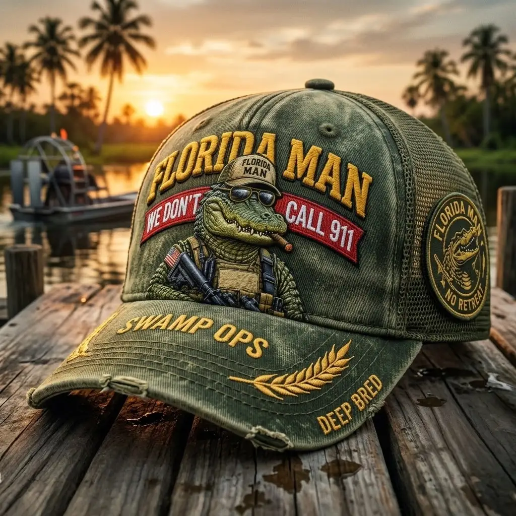 Florida Man Swamp Ops Cap
