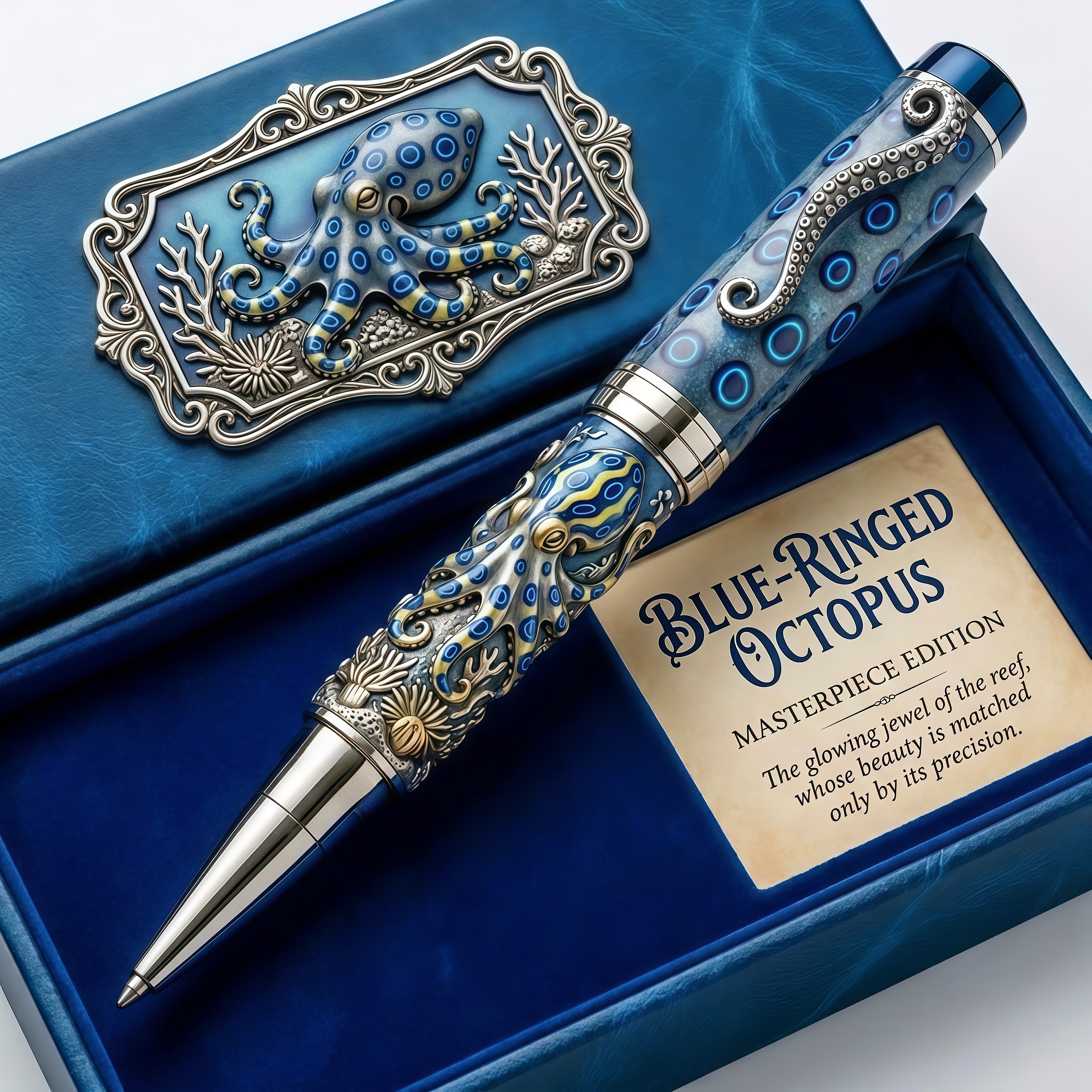 Blue Ringed Octopus Pen