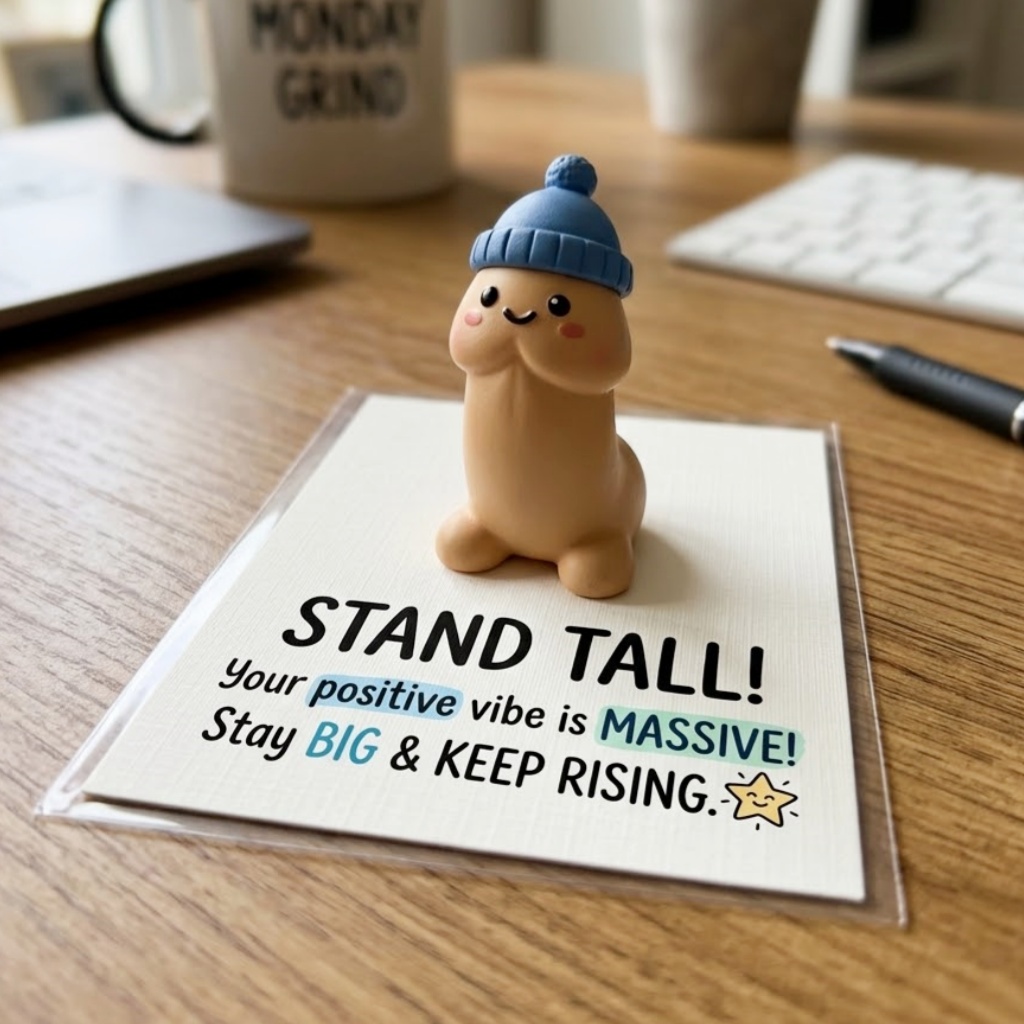 🤣  "Stand Tall" Positive Vibe Figurine