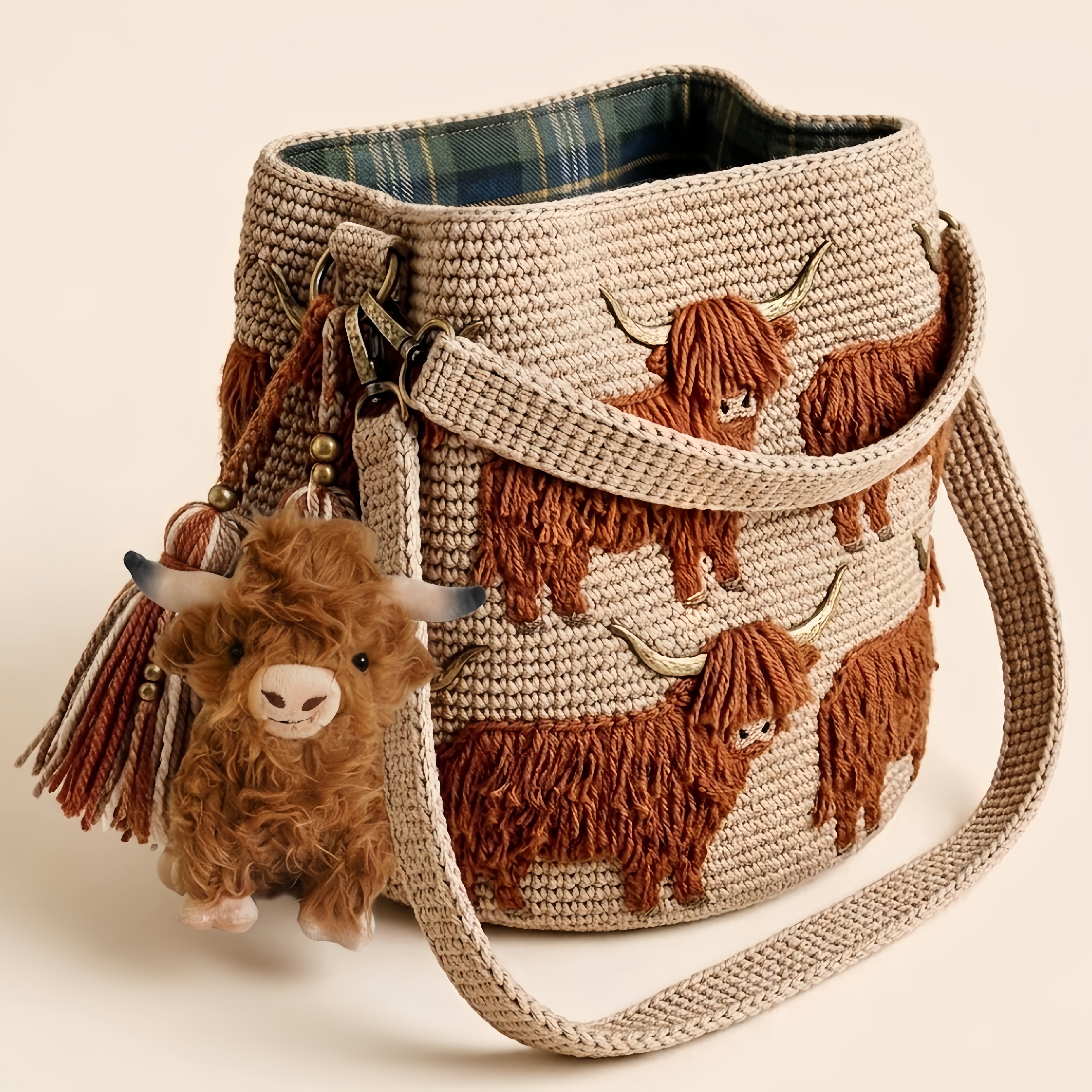 Handcrafted Crochet Highland Bag