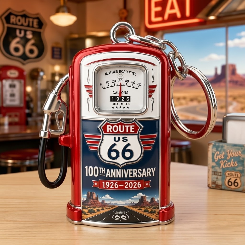 Route 66 100th Anniversary Commemorative Charm