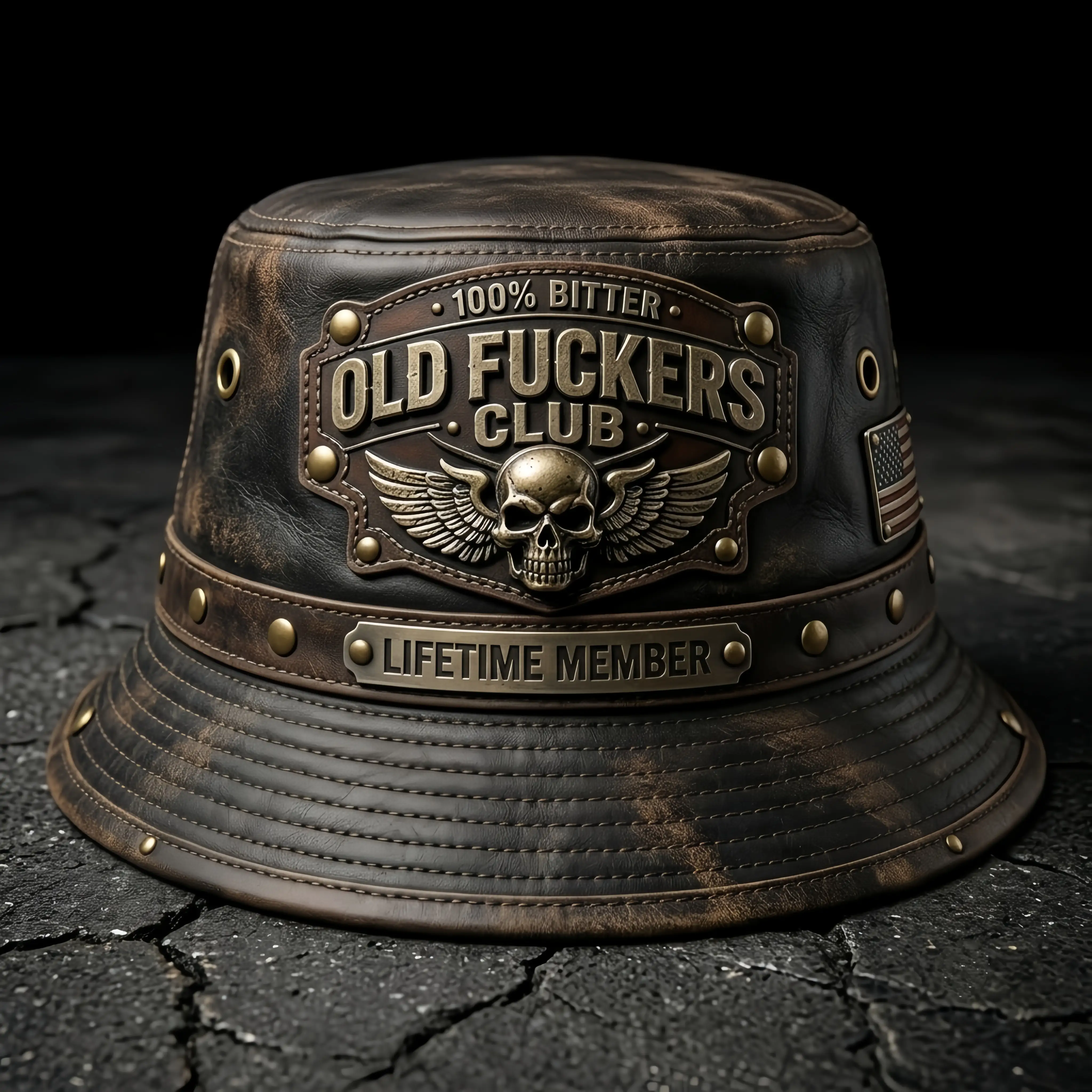 Old Fucks Club Retro Bucket Hat