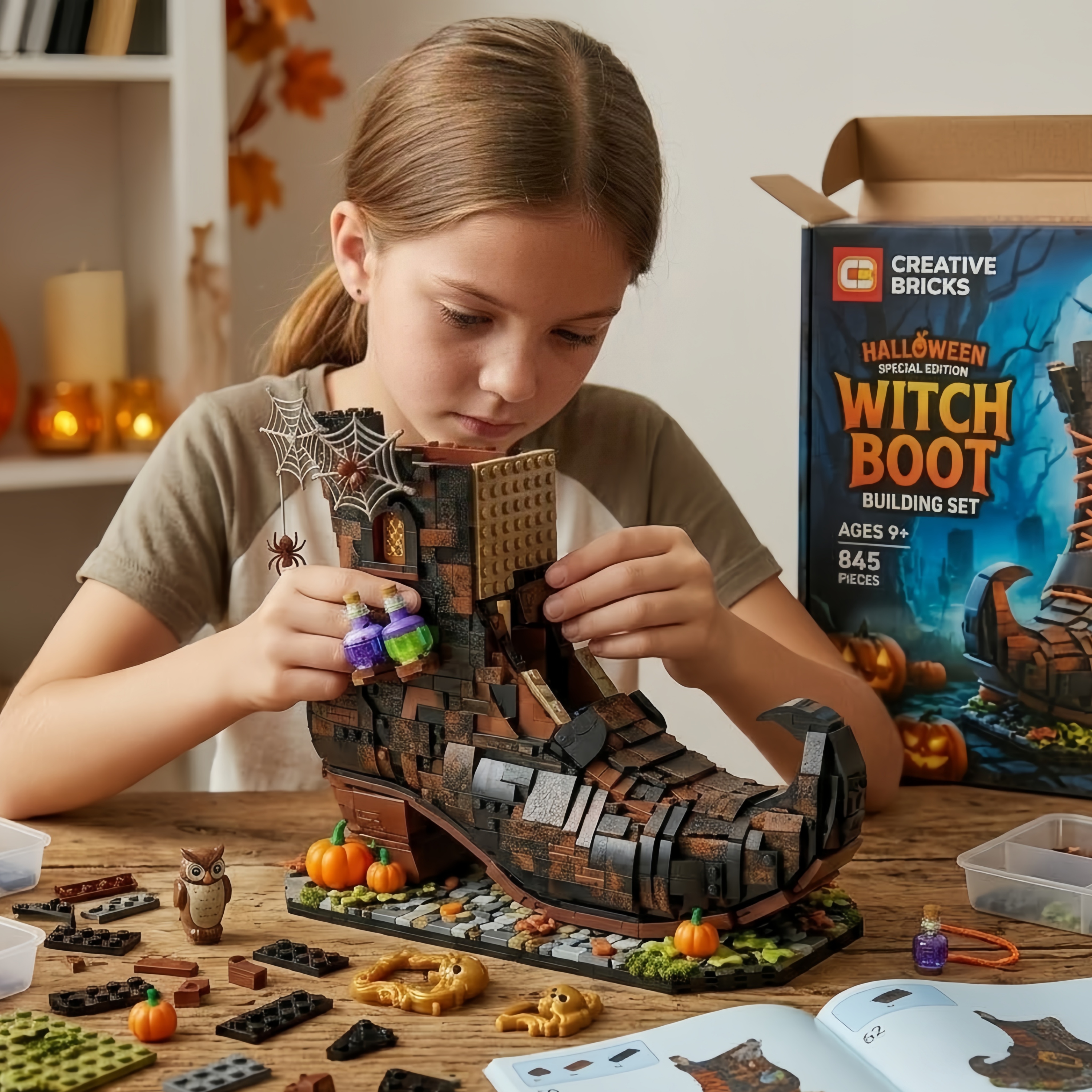 🎃 Witch Boot Building Set