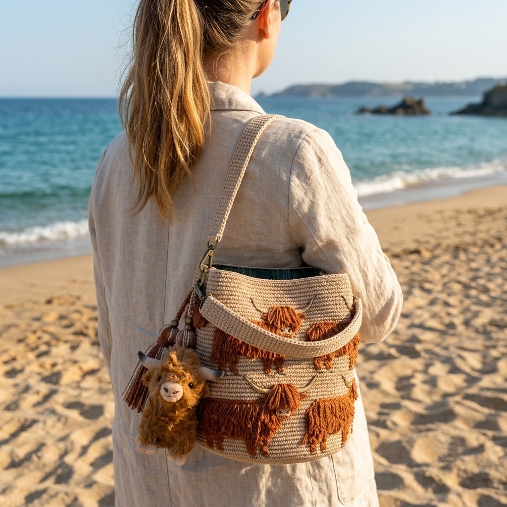 Handcrafted Crochet Highland Bag