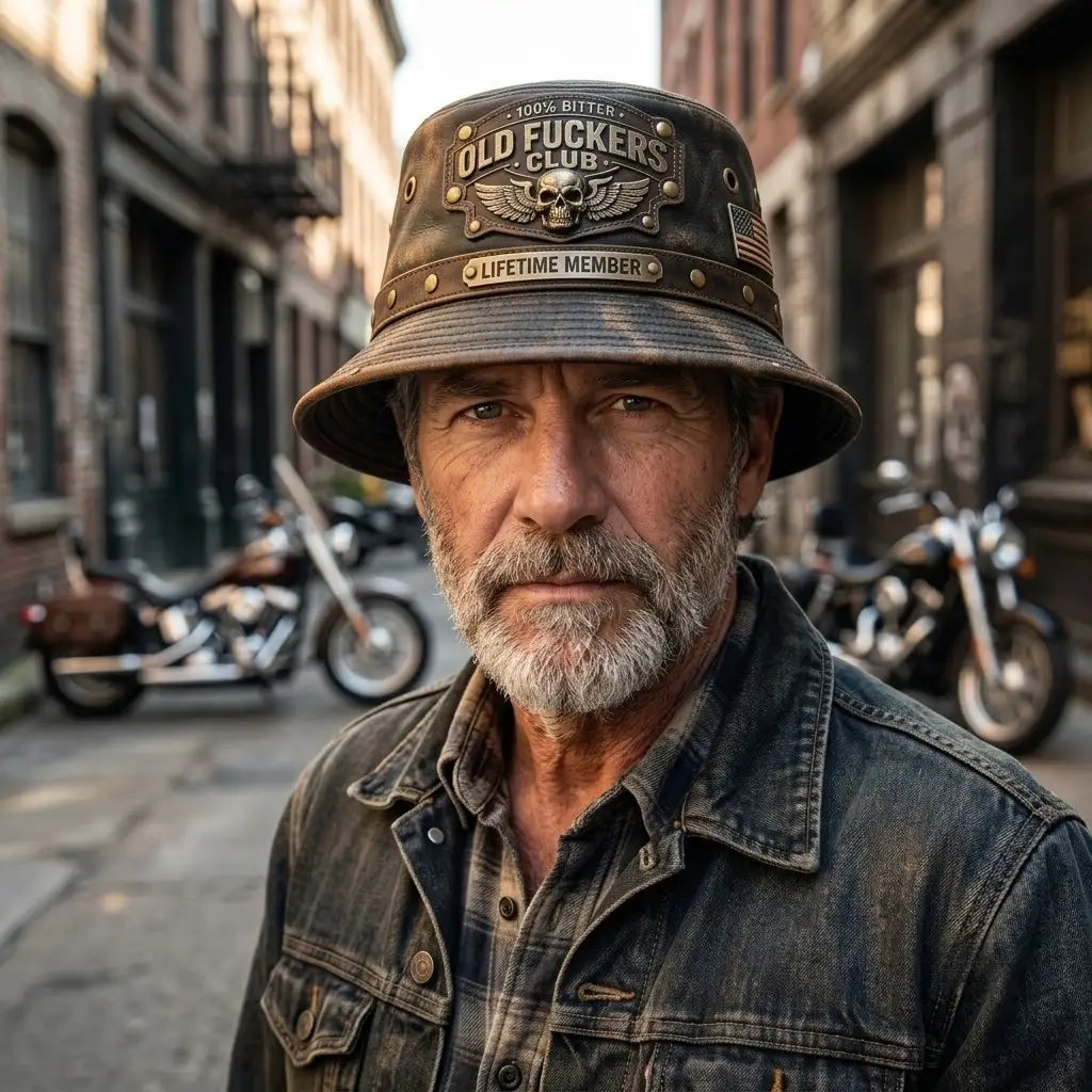 Old Fucks Club Retro Bucket Hat