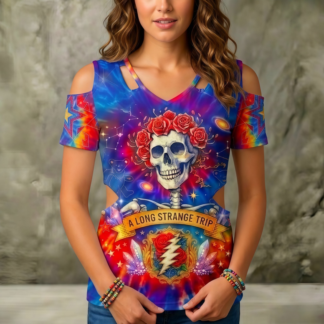 🌹 Rock Band Skull & Rose Women’s Collection