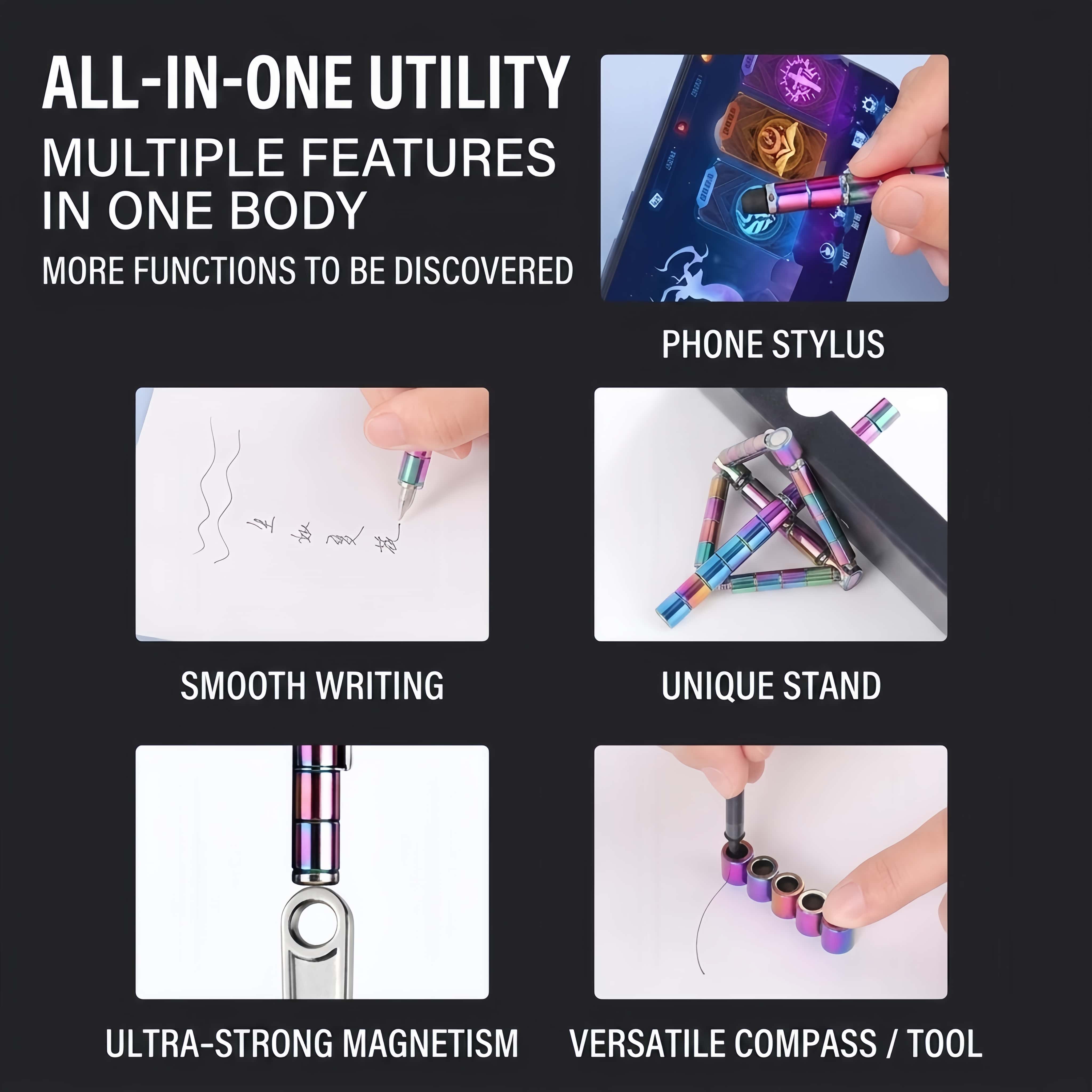 Multi-Form Magnetic Fidget Pen