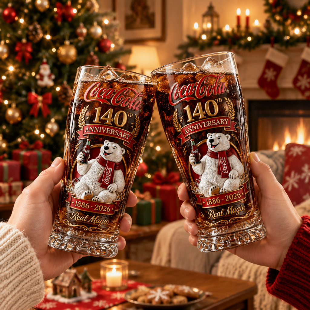 Coca-Cola 140th Anniversary Collector’s Glass