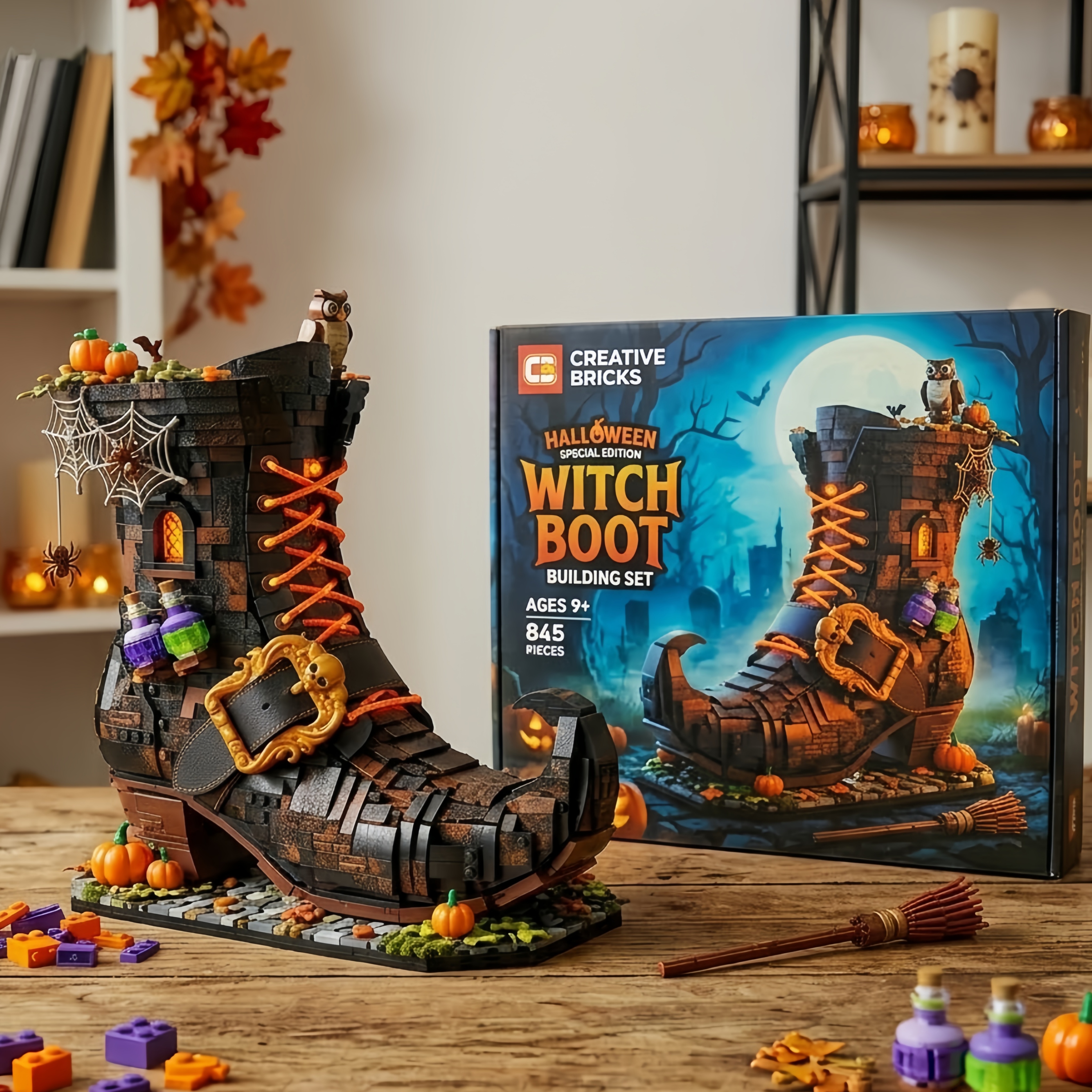 🎃 Witch Boot Building Set