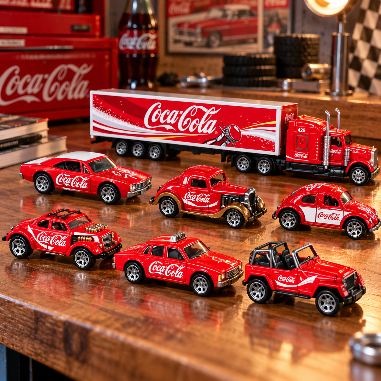7-Piece Die-Cast Car Collection