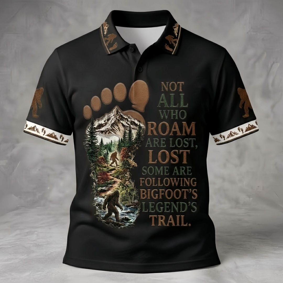 Bigfoot Legend Trail Men’s Polo Shirt