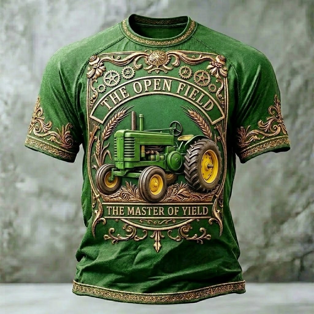 "The Open Field" Tractor T-Shirt