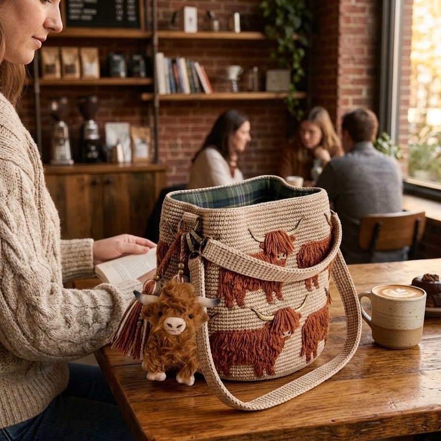Handcrafted Crochet Highland Bag