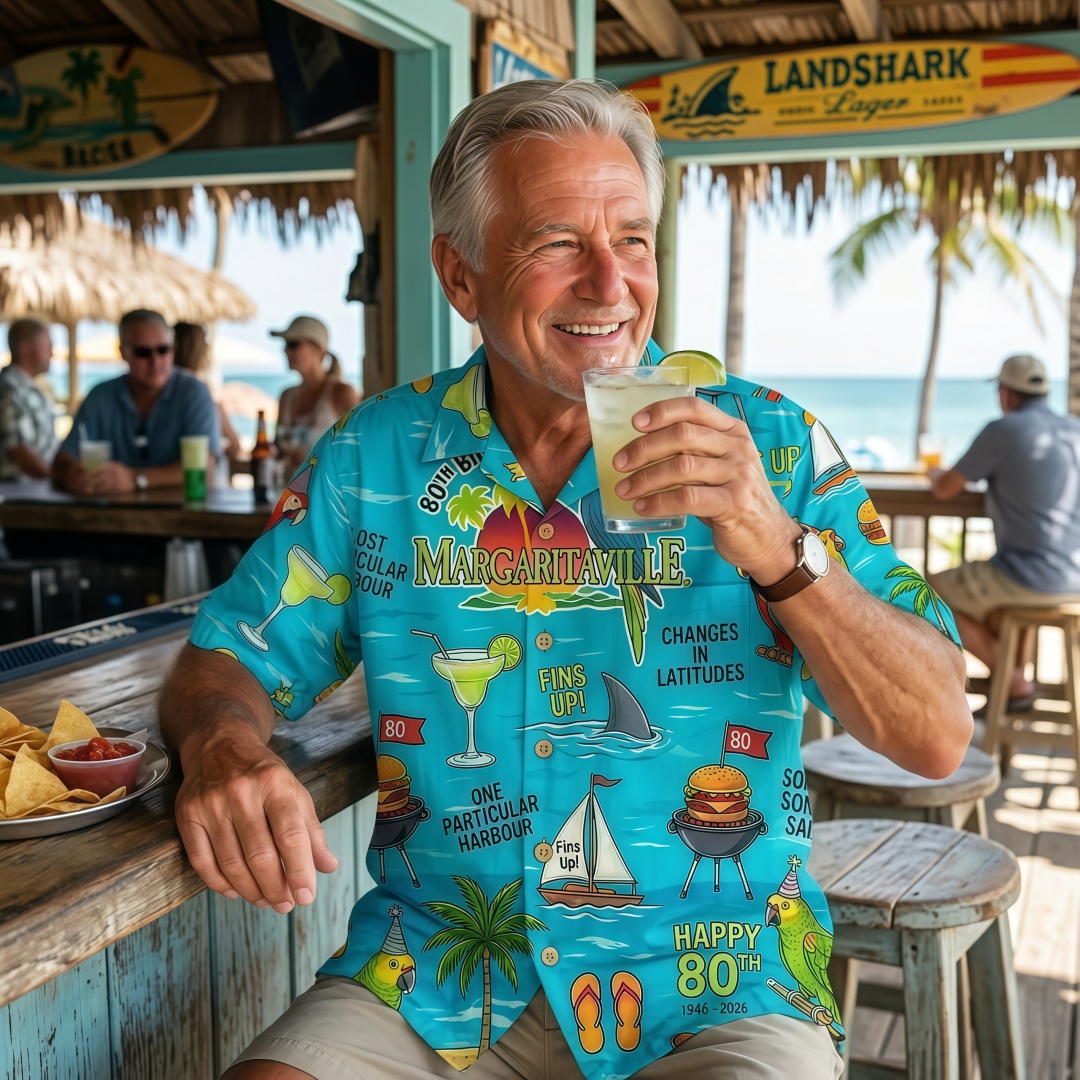 Island Music Legend 80th Anniversary Hawaiian Shirt