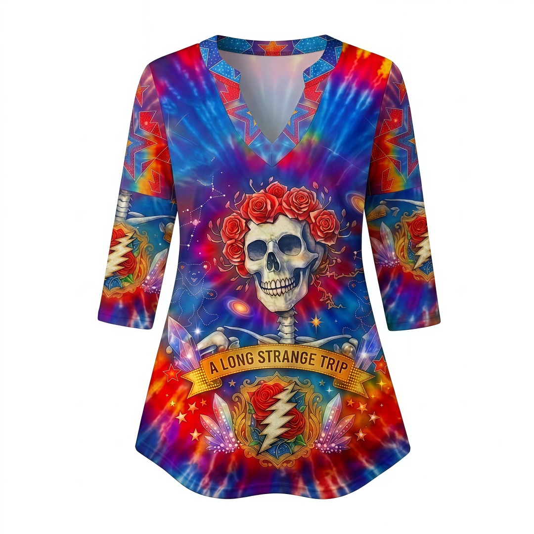 🌹 Rock Band Skull & Rose Women’s Collection