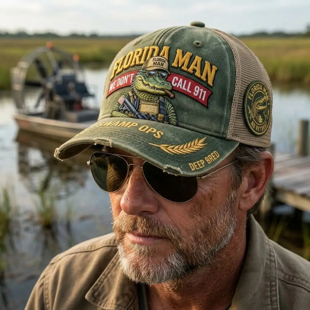 Florida Man Swamp Ops Cap
