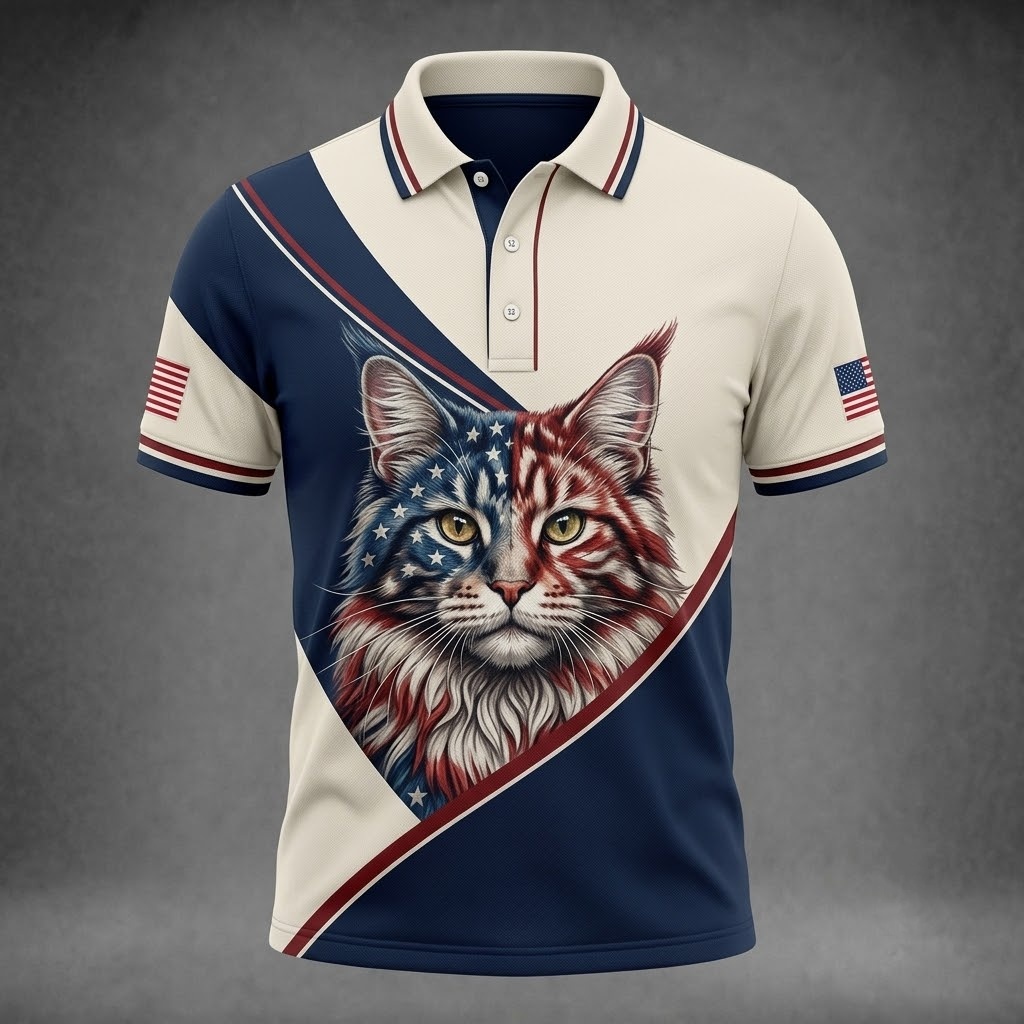 Cat Polo Shirt