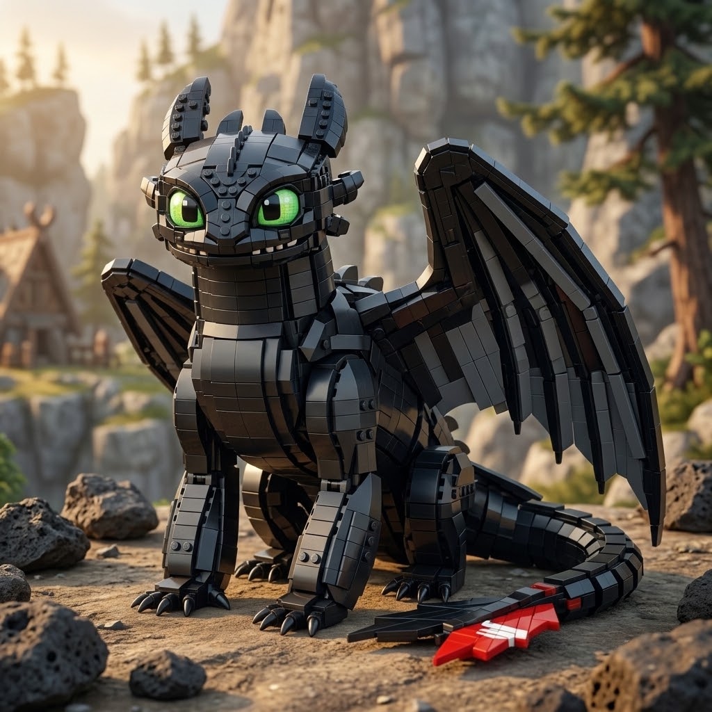 How to Train Your Dragon: Toothless Building Set