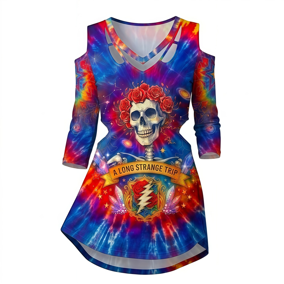 🌹 Rock Band Skull & Rose Women’s Collection