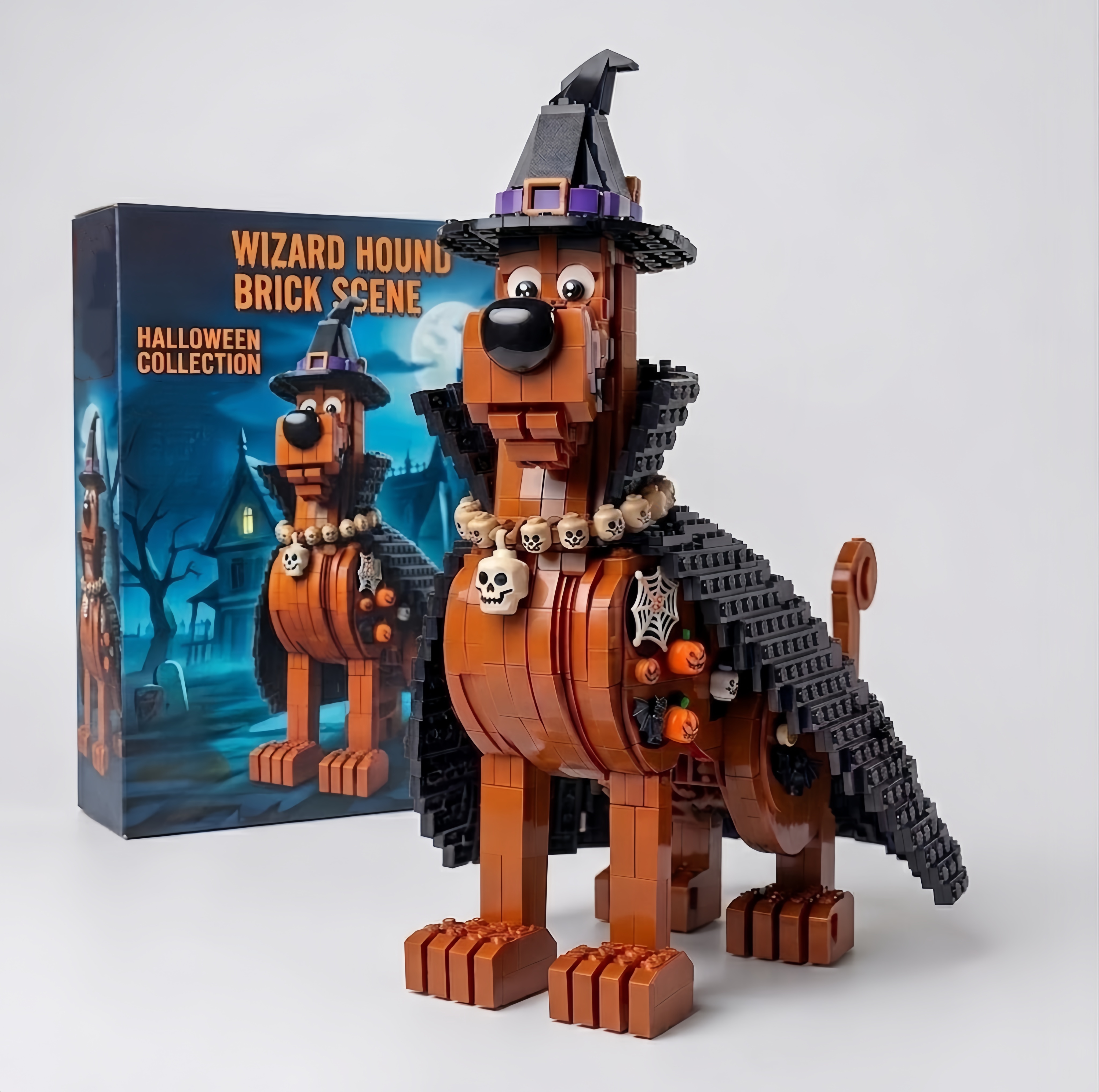 Wizard Hound Halloween Brick Edition
