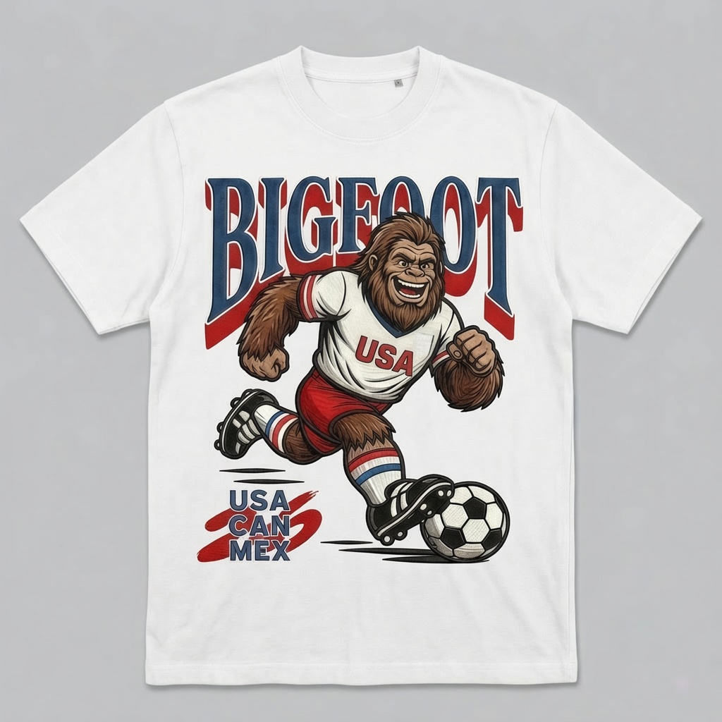  Bigfoot USA Soccer T-Shirt 
