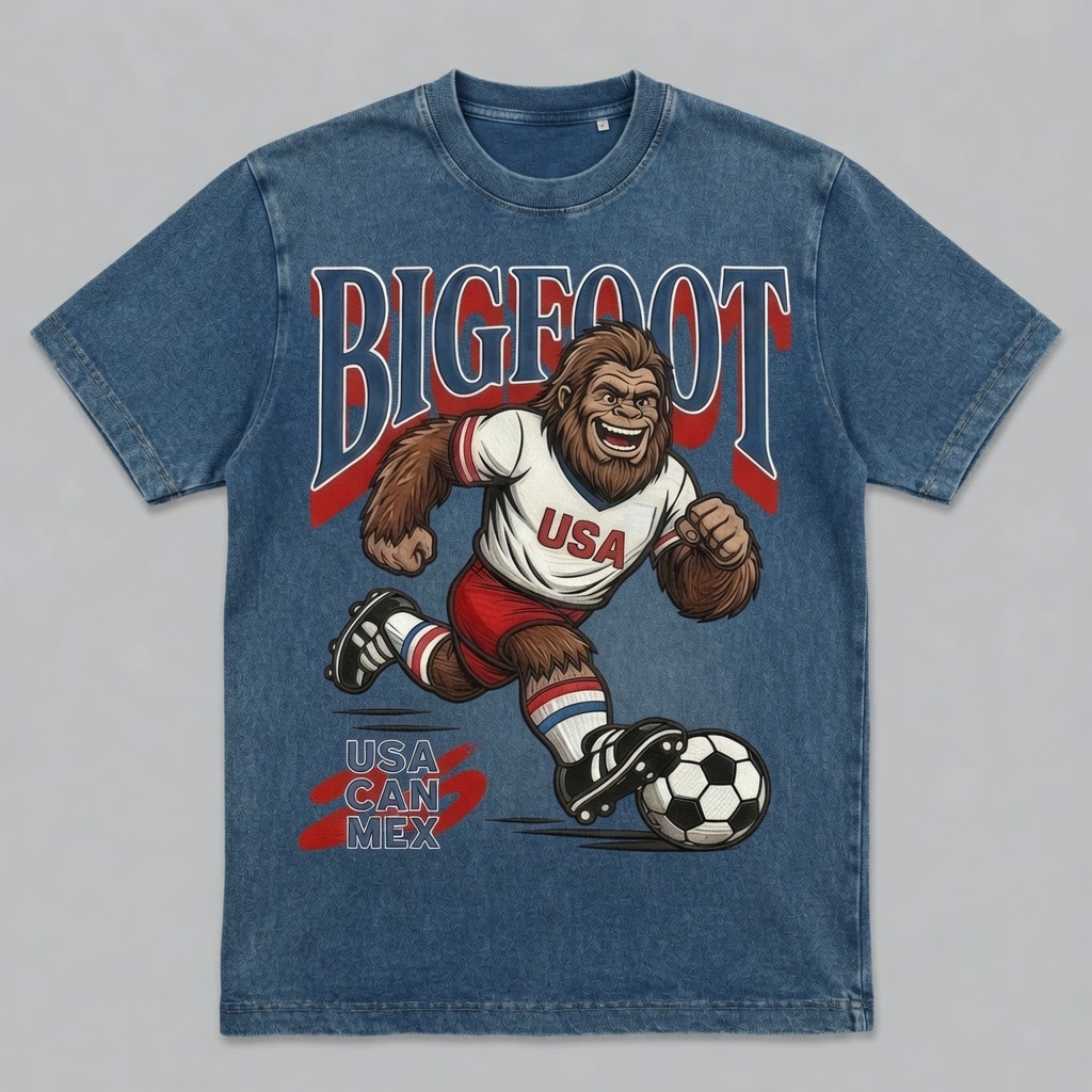  Bigfoot USA Soccer T-Shirt 