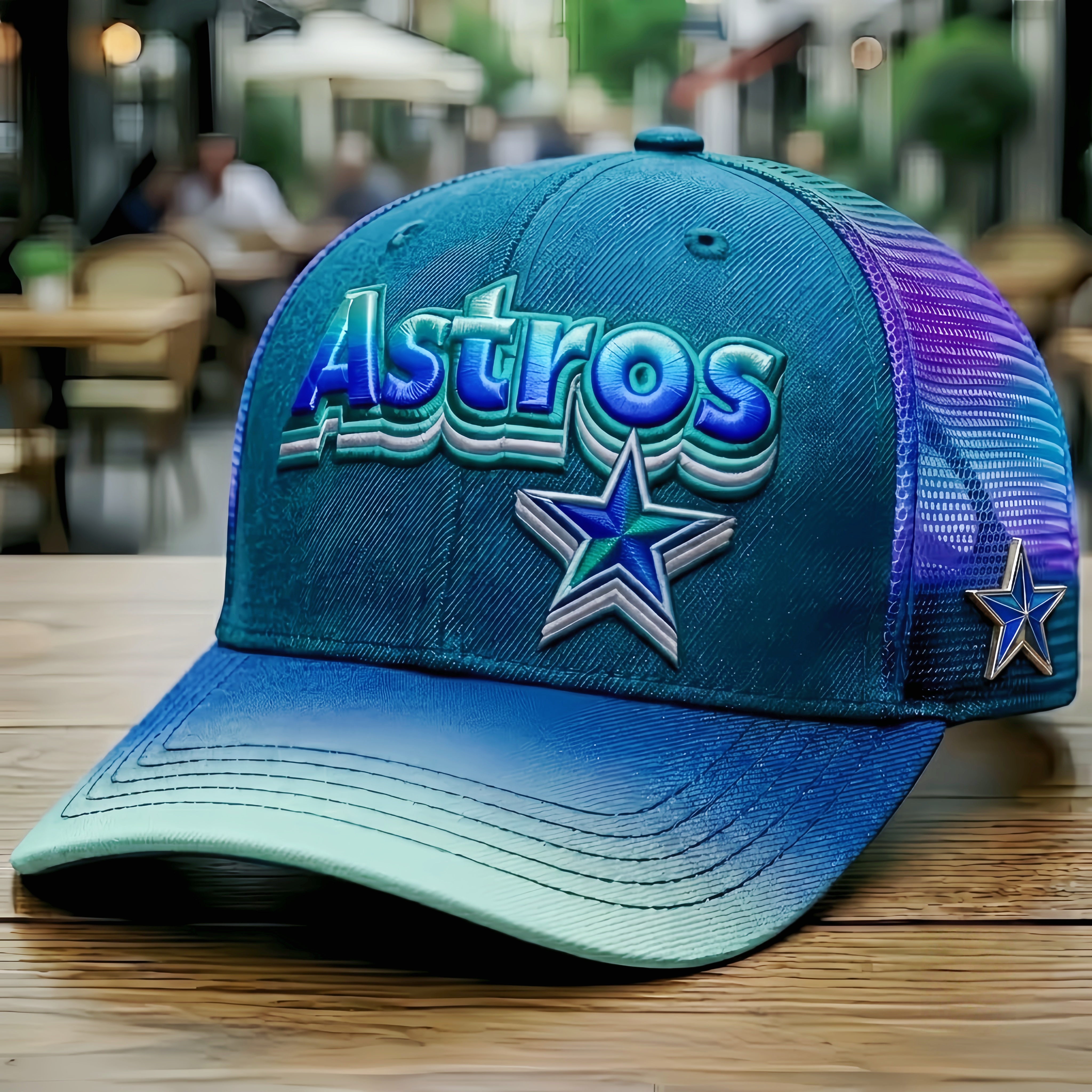 Retro Astros Baseball Trucker Hat