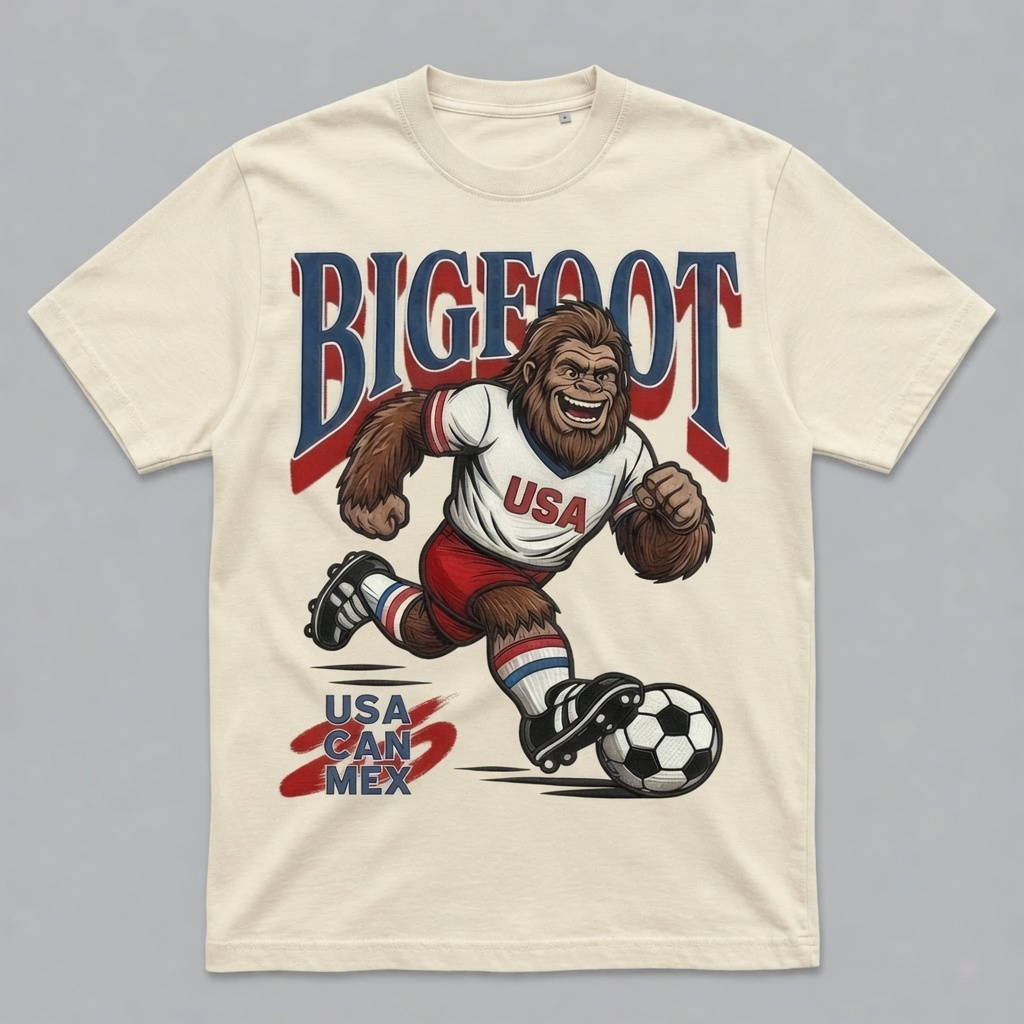  Bigfoot USA Soccer T-Shirt 