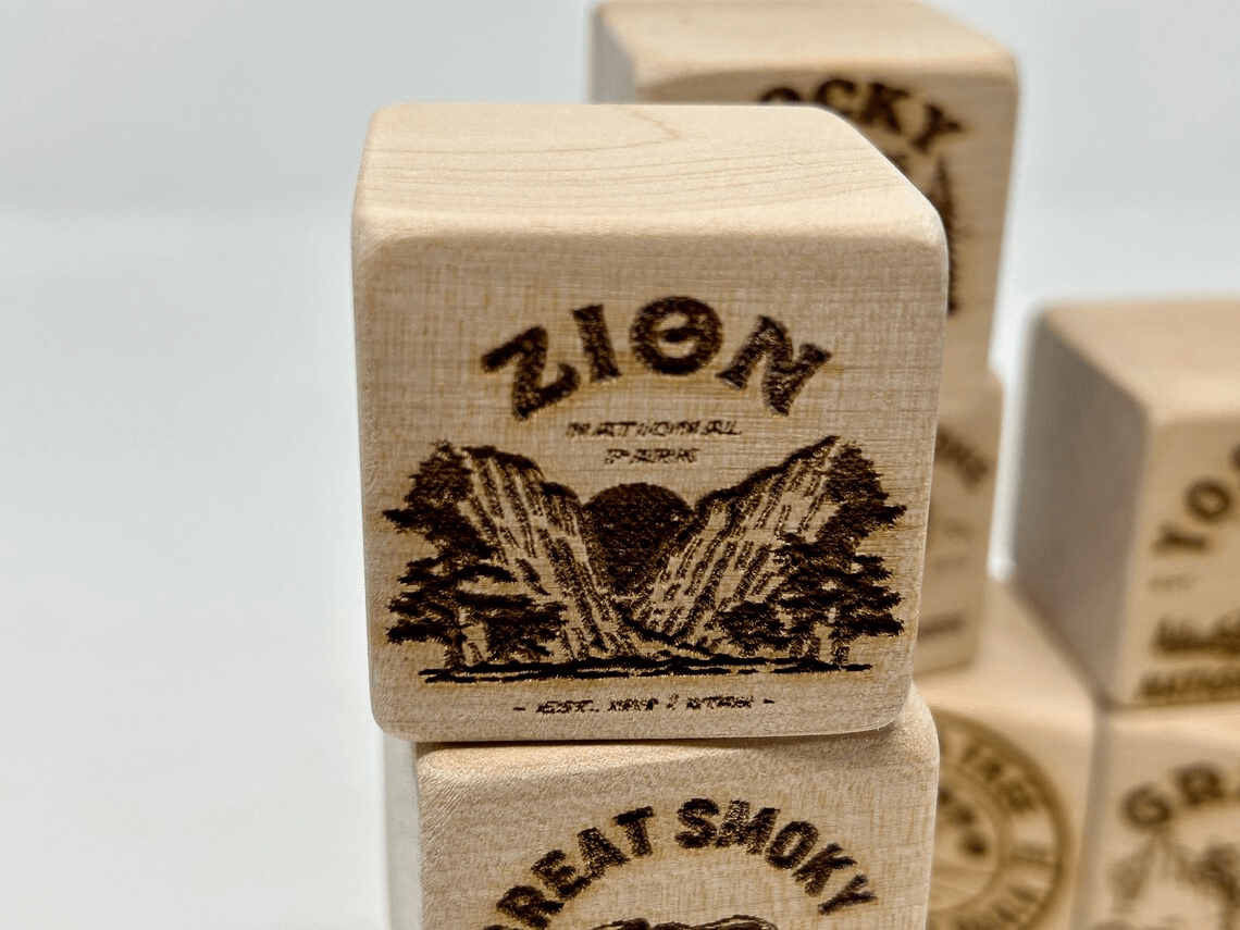 Custom National Parks Building Blocks