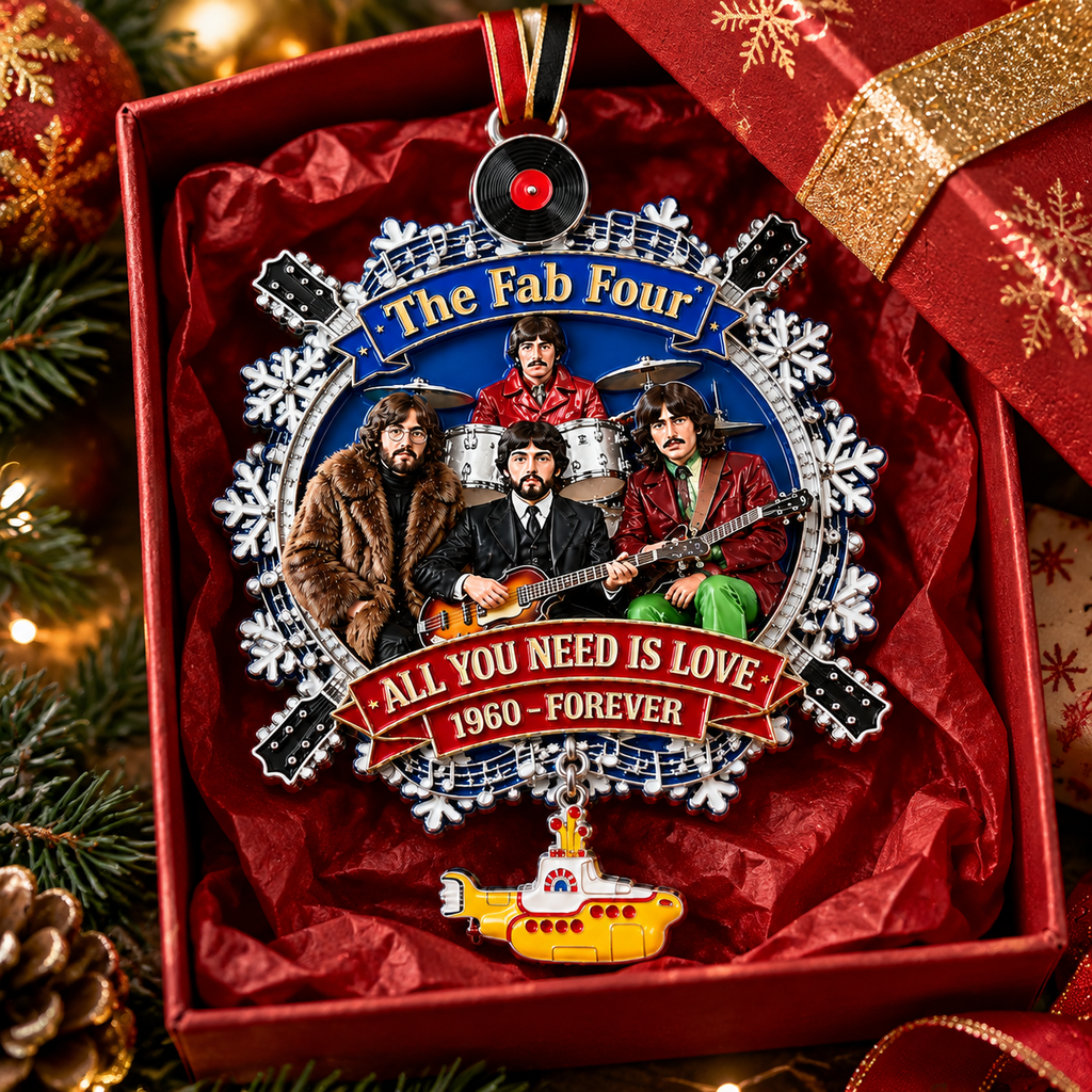 The Fab Four Commemorative Snowflake Ornament