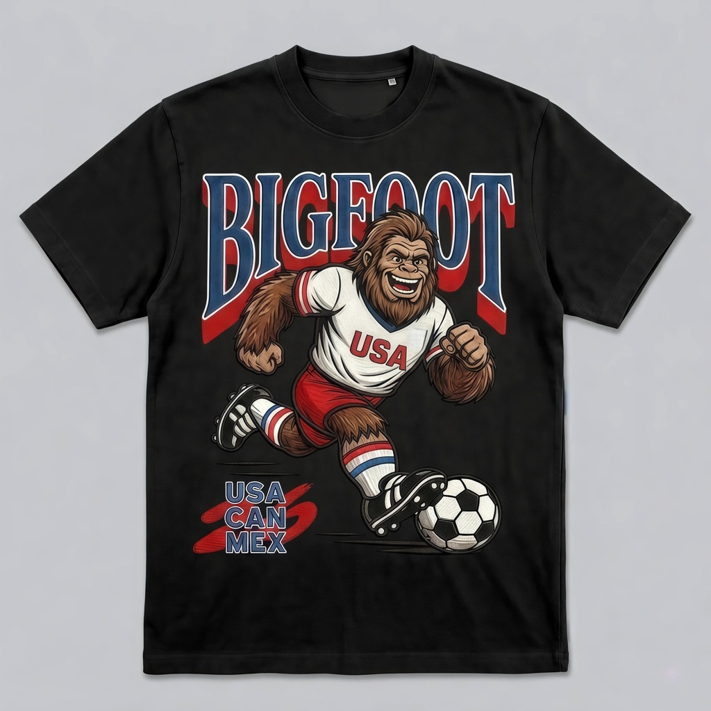  Bigfoot USA Soccer T-Shirt 