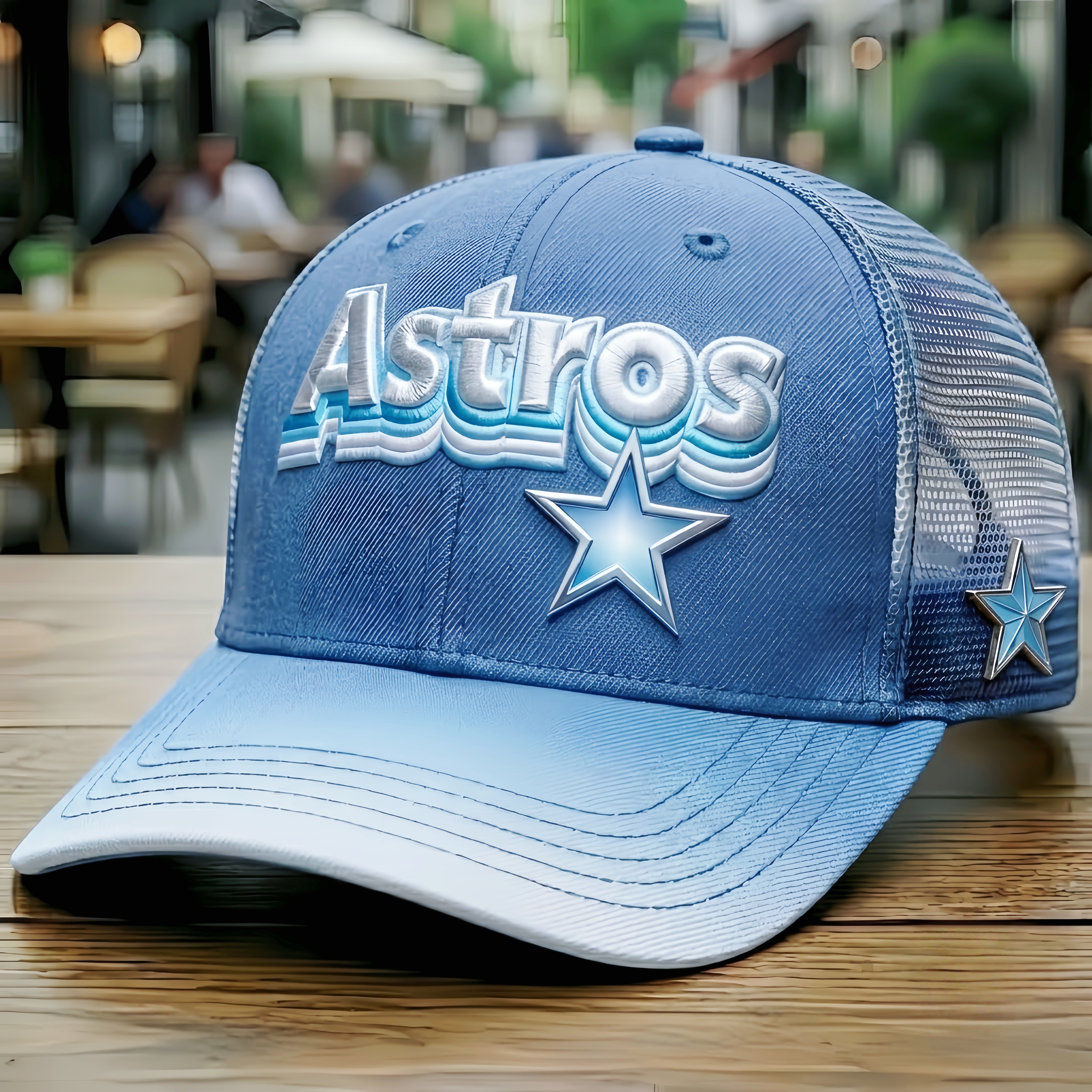 Retro Astros Baseball Trucker Hat