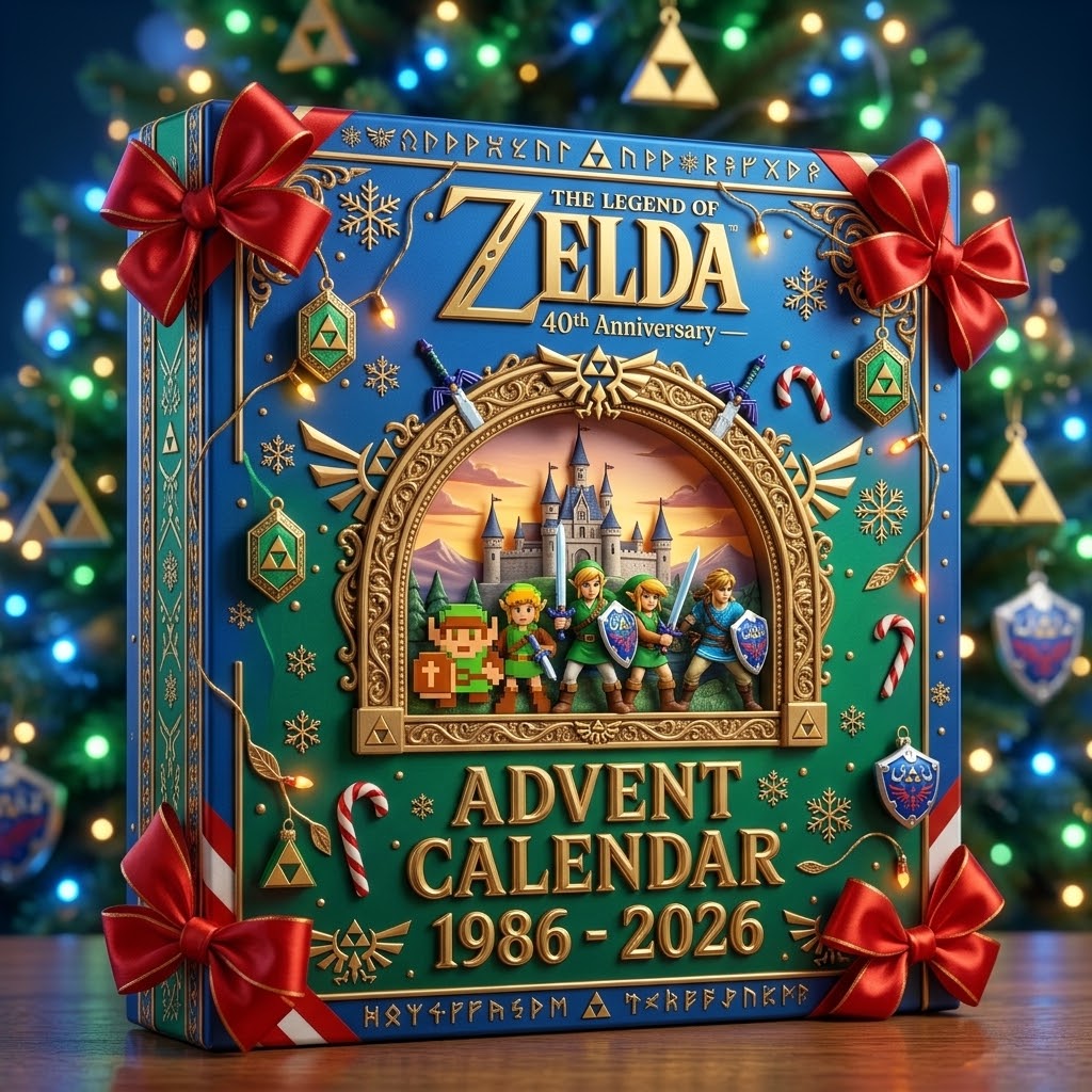 The Legend of Zelda 40th Anniversary (1986–2026) Advent Calendar