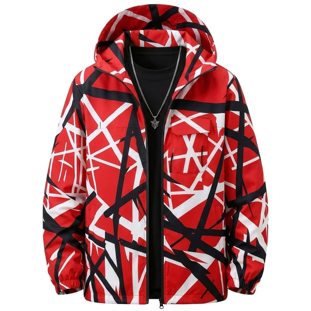  Hooded Waterproof Windbreaker Jacket