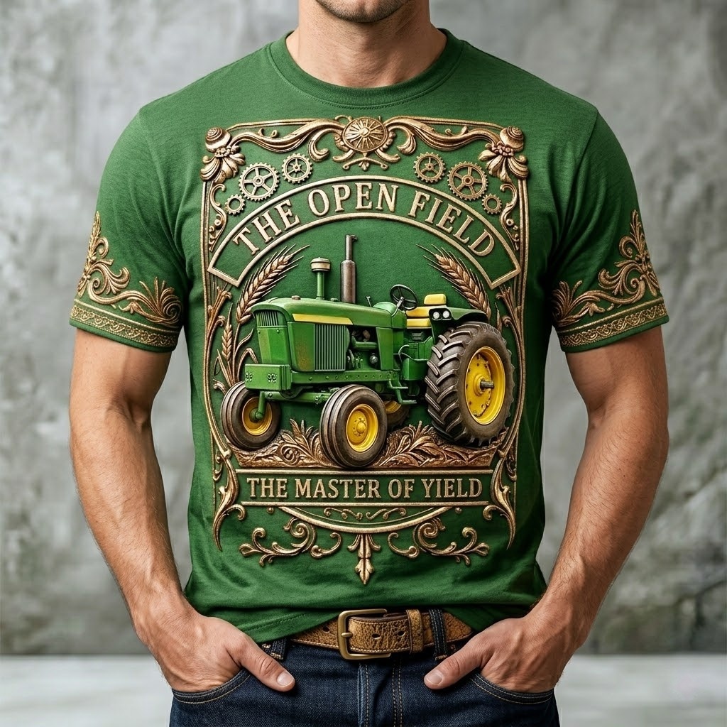 "The Open Field" Tractor T-Shirt
