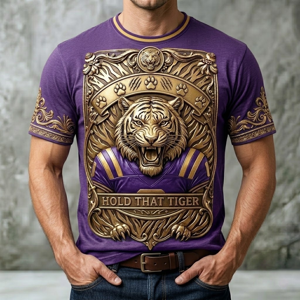 "Hold That Tiger" Vintage Mascot T-Shirt