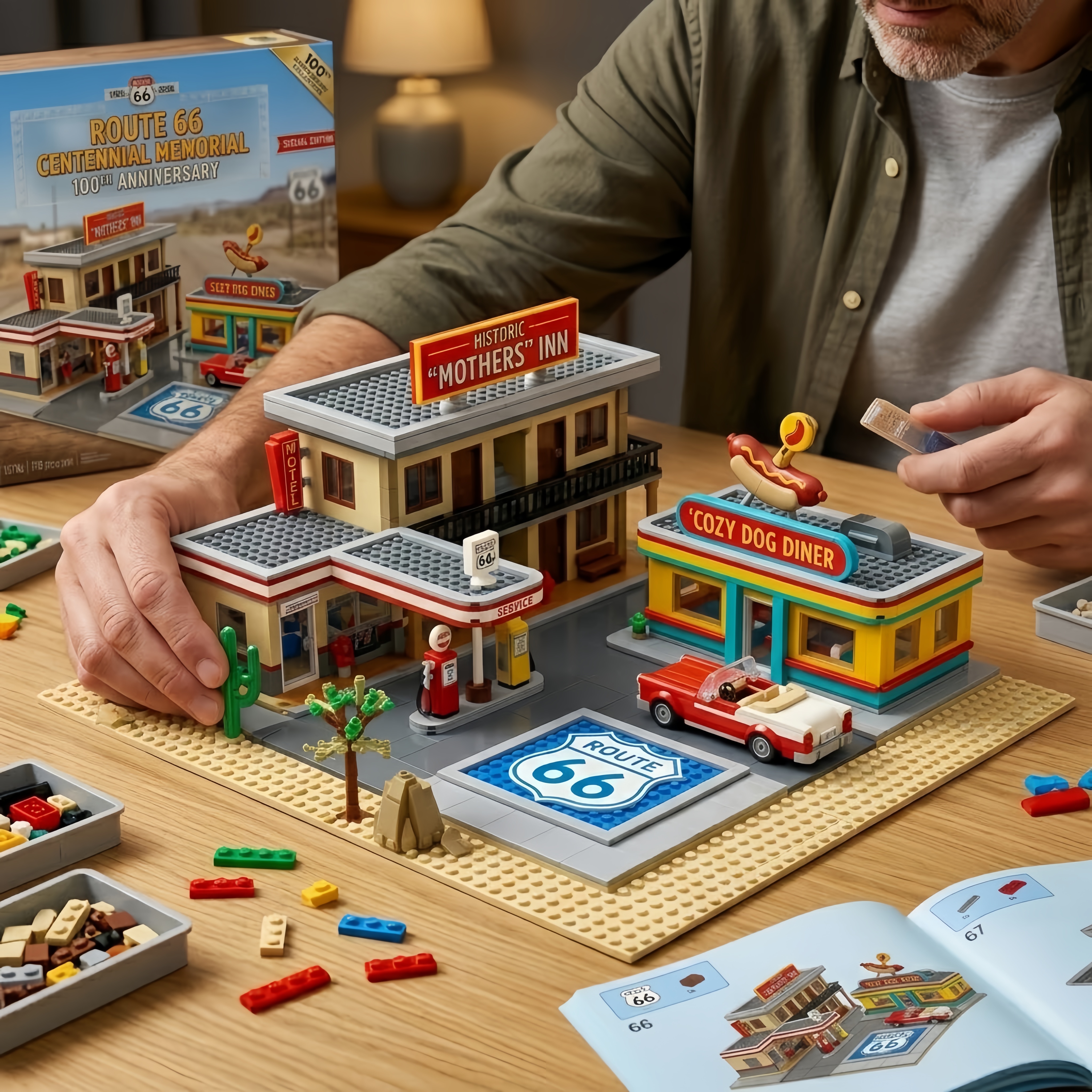 Route 66 100th Anniversary Building Set