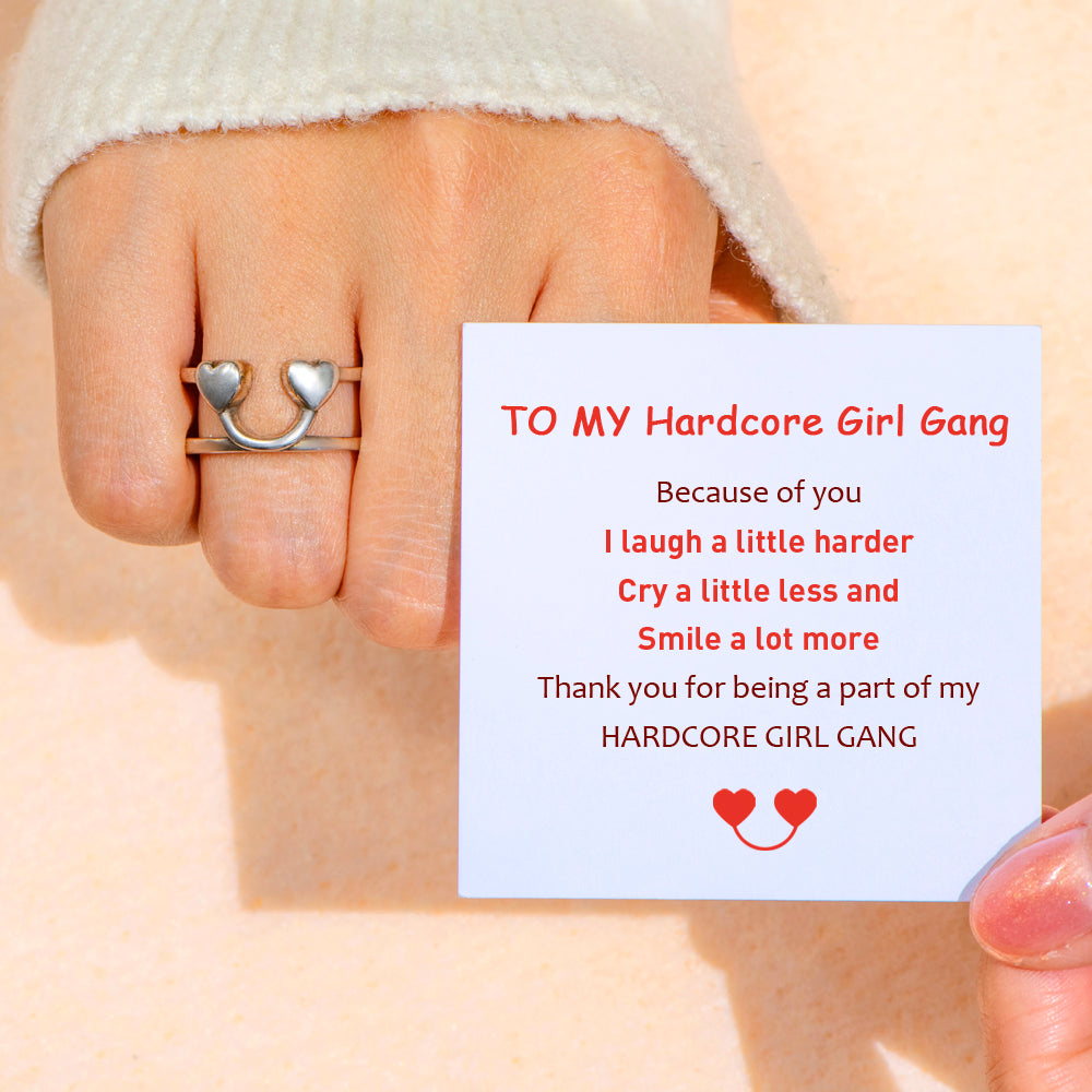 Happiness Ring for Best Friends – Laugh & Smile