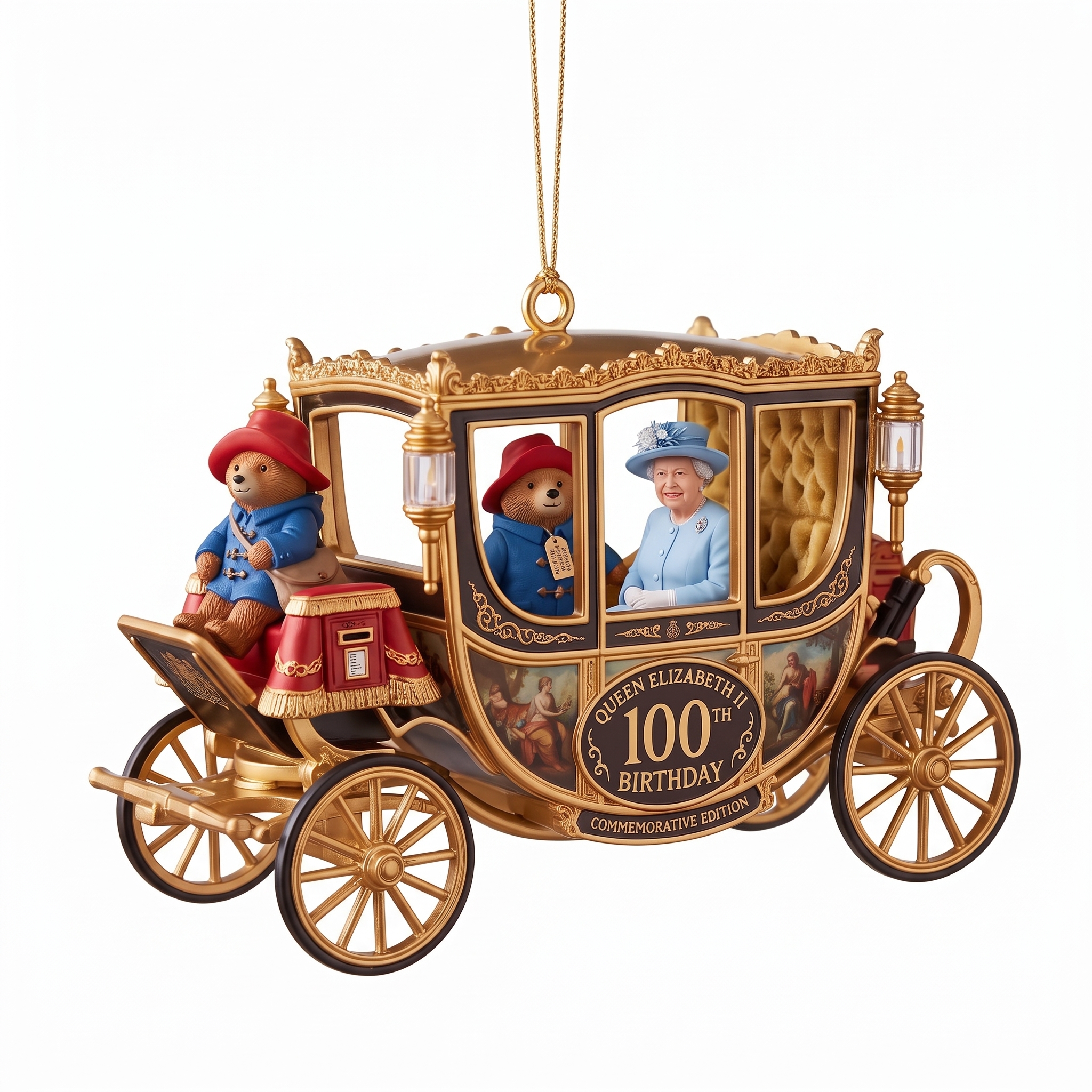"Royal Golden Carriage" Centenary Commemorative Hanging Ornament